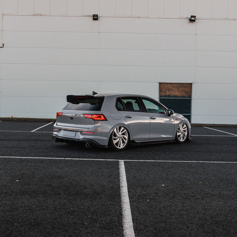 VW Golf / Golf GTI / Golf R Mk8 & Mk8.5 EVO-1 Gloss Black Side Skirts by ZAERO (2020+) - AUTOID® - Side Skirts & Winglets - Zaero Design