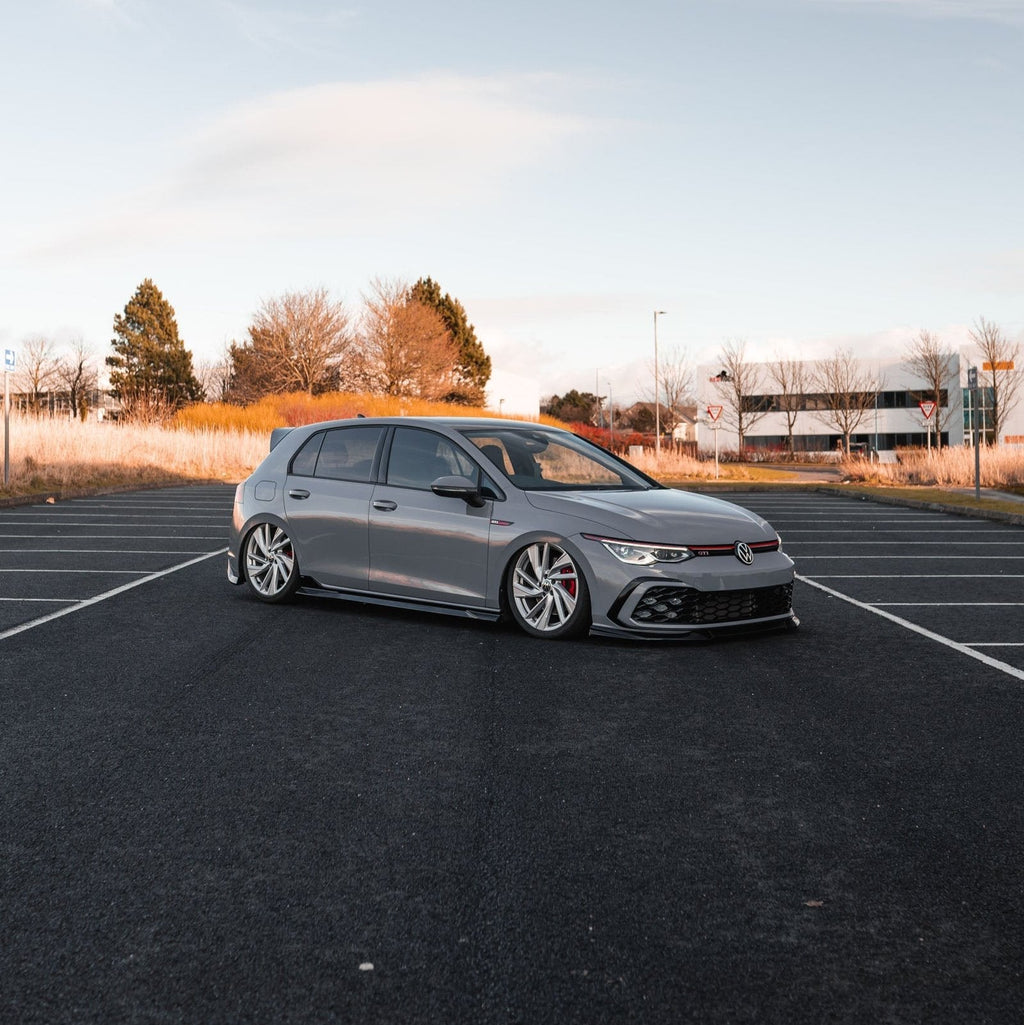 VW Golf / Golf GTI / Golf R Mk8 & Mk8.5 EVO-1 Gloss Black Side Skirts by ZAERO (2020+) - AUTOID® - Side Skirts & Winglets - Zaero Design
