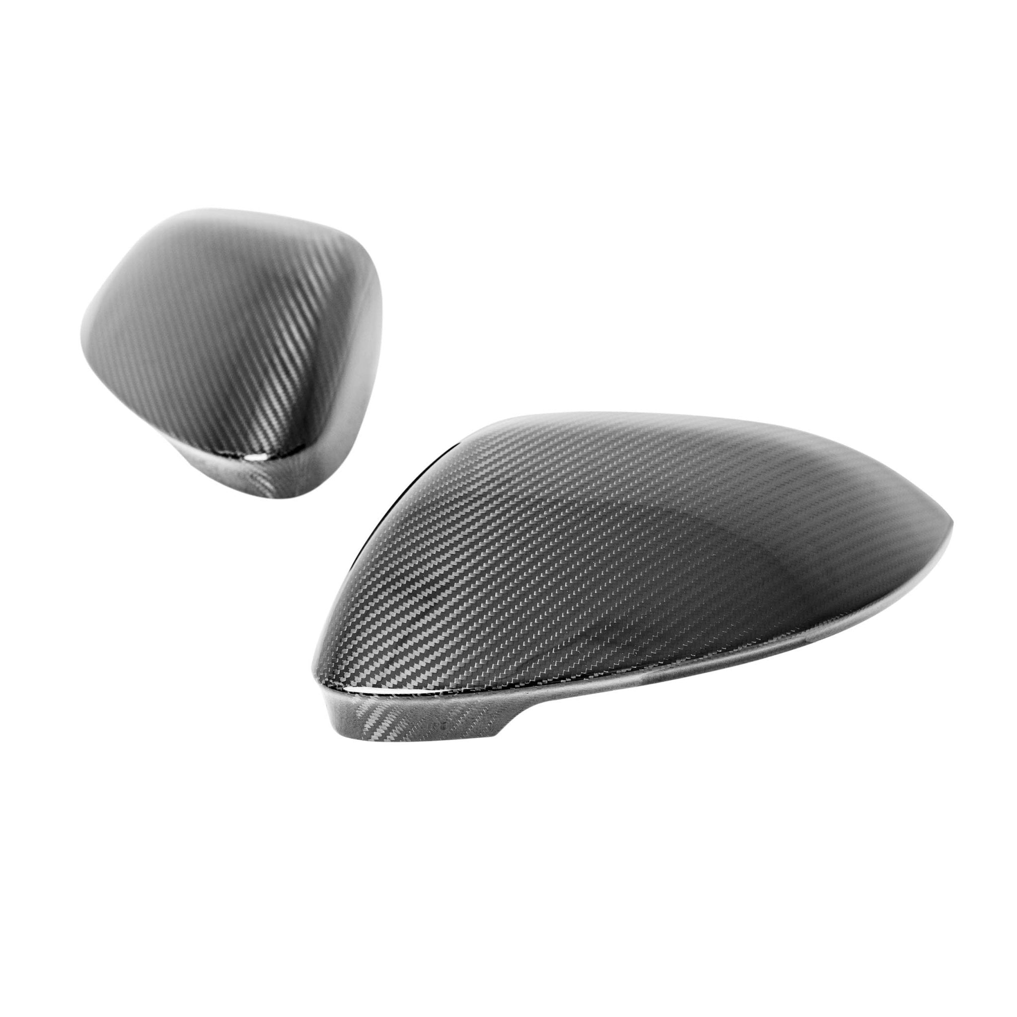 VW Golf / Golf GTI / Golf R Mk8 & Mk8.5 Pre-Preg Carbon Fibre Pro Wing Mirror Covers by FORM (2019+) - AUTOID® - Mirror Covers - FORM Industries