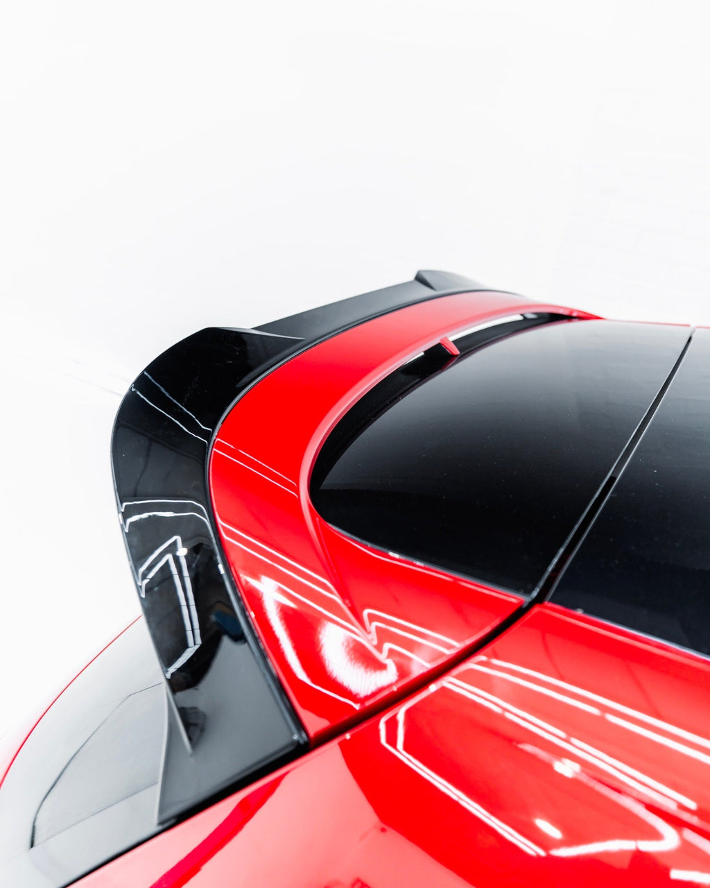 VW Golf GTI Clubsport & Golf R Mk8 EVO-1 Gloss Black Rear Spoiler by ZAERO (2020+) - AUTOID® - Rear Spoilers - Zaero Design