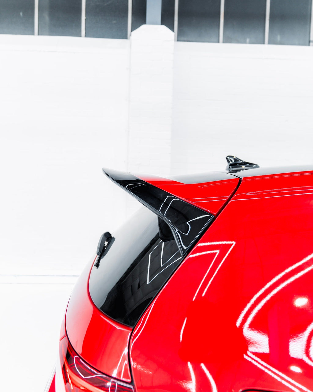 VW Golf GTI Clubsport & Golf R Mk8 EVO-1 Gloss Black Rear Spoiler by ZAERO (2020+) - AUTOID® - Rear Spoilers - Zaero Design