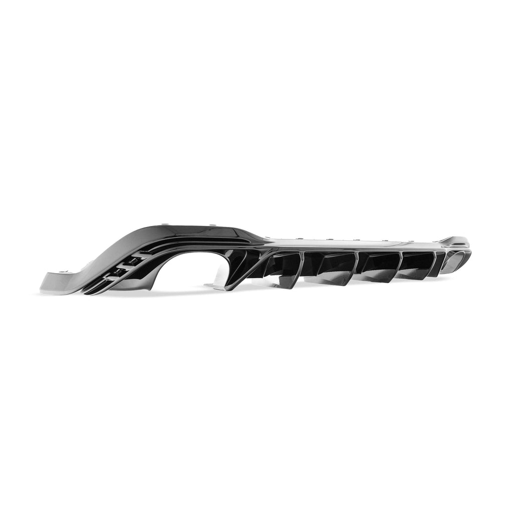 VW Golf GTI Clubsport Mk8 EVO-1 Gloss Black Rear Diffuser by ZAERO (2020+) - AUTOID® - Rear Diffusers - Zaero Design