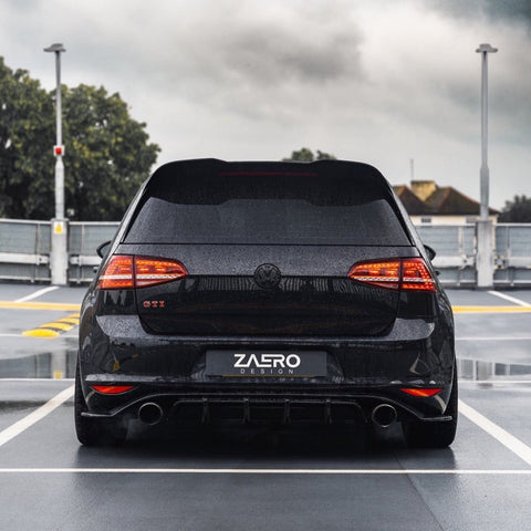 VW Golf GTI Mk7 Gloss Black Body Kit by ZAERO (2013-2017) - AUTOID® - Styling Kit - Zaero Design