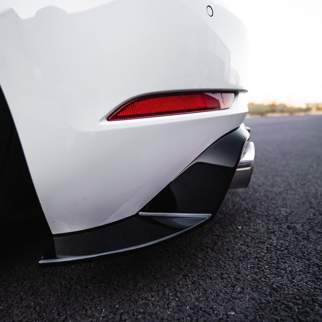 VW Golf GTI Mk7.5 EVO-1 Gloss Black Rear Diffuser by ZAERO (2017-2020) - AUTOID® - Rear Diffusers - Zaero Design
