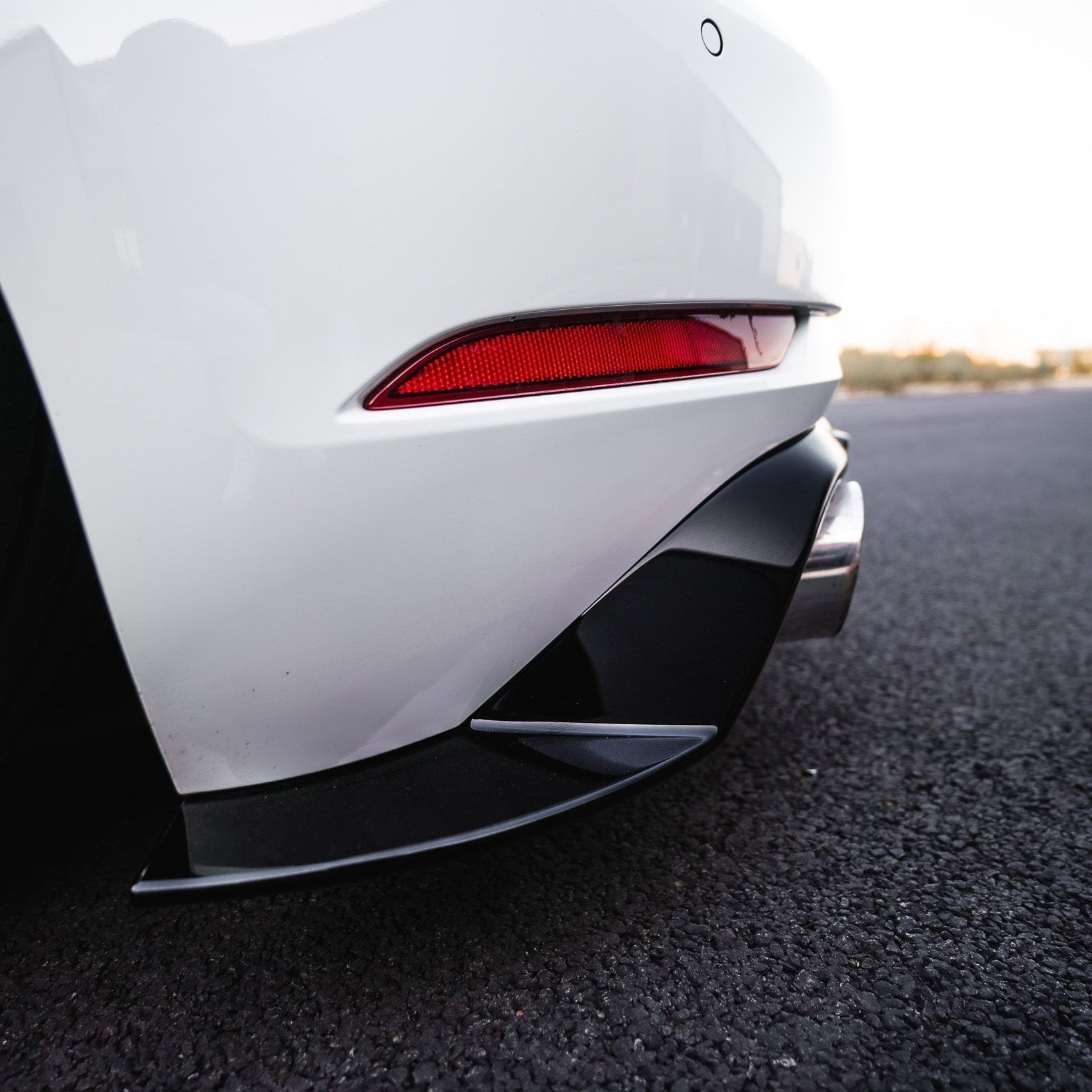 VW Golf GTI Mk7.5 EVO-1 Gloss Black Rear Diffuser by ZAERO (2017-2020) - AUTOID® - Rear Diffusers - Zaero Design