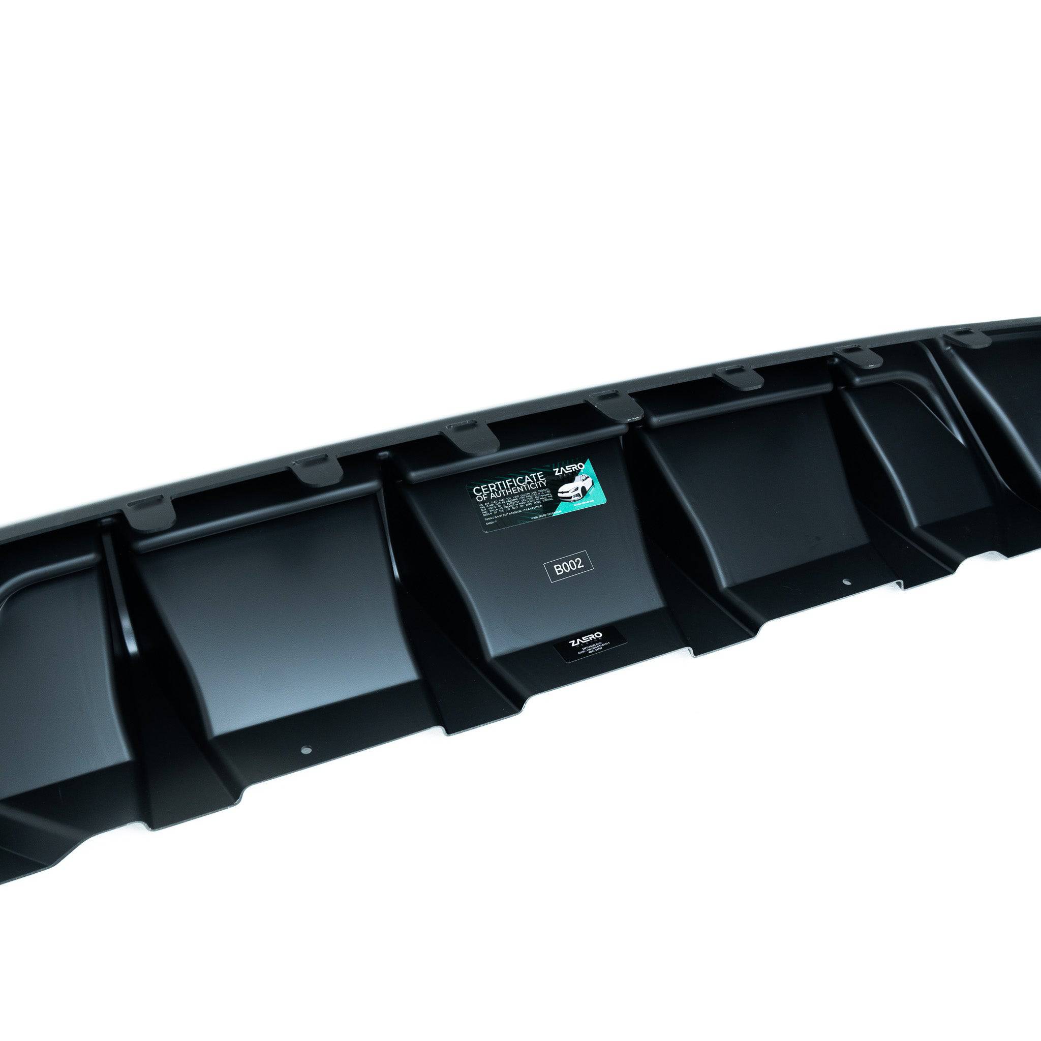 VW Golf GTI Mk7.5 EVO-1 Gloss Black Rear Diffuser by ZAERO (2017-2020) - AUTOID® - Rear Diffusers - Zaero Design