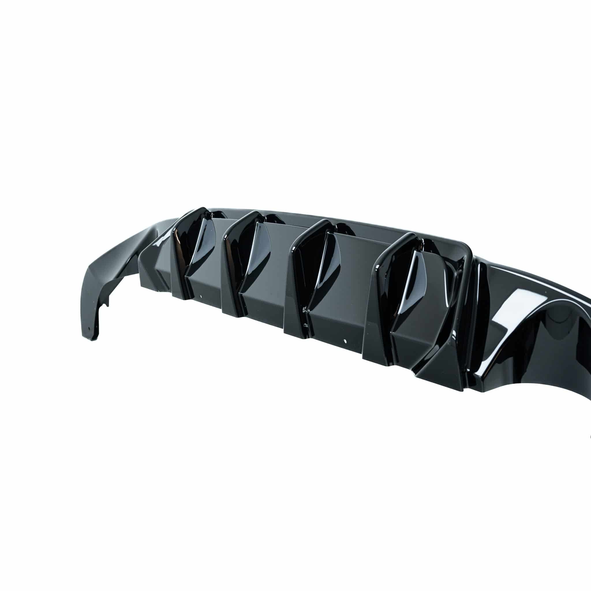 VW Golf GTI Mk7.5 EVO-1 Gloss Black Rear Diffuser by ZAERO (2017-2020) - AUTOID® - Rear Diffusers - Zaero Design