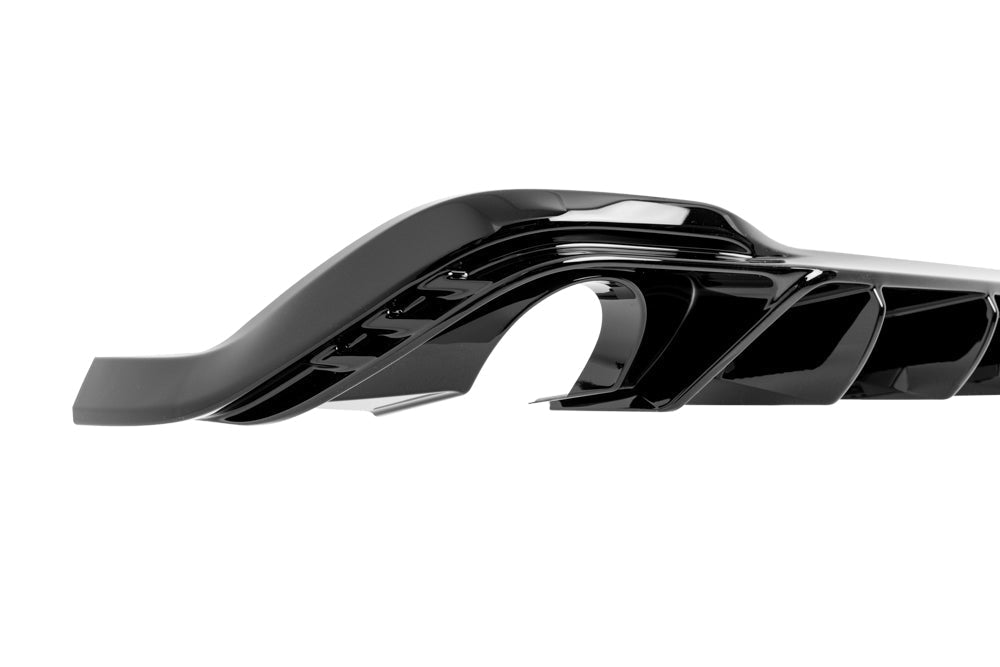 VW Golf GTI Mk8 & Mk8.5 EVO-1 Gloss Black Rear Diffuser by ZAERO (2020+) - AUTOID® - Rear Diffusers - Zaero Design