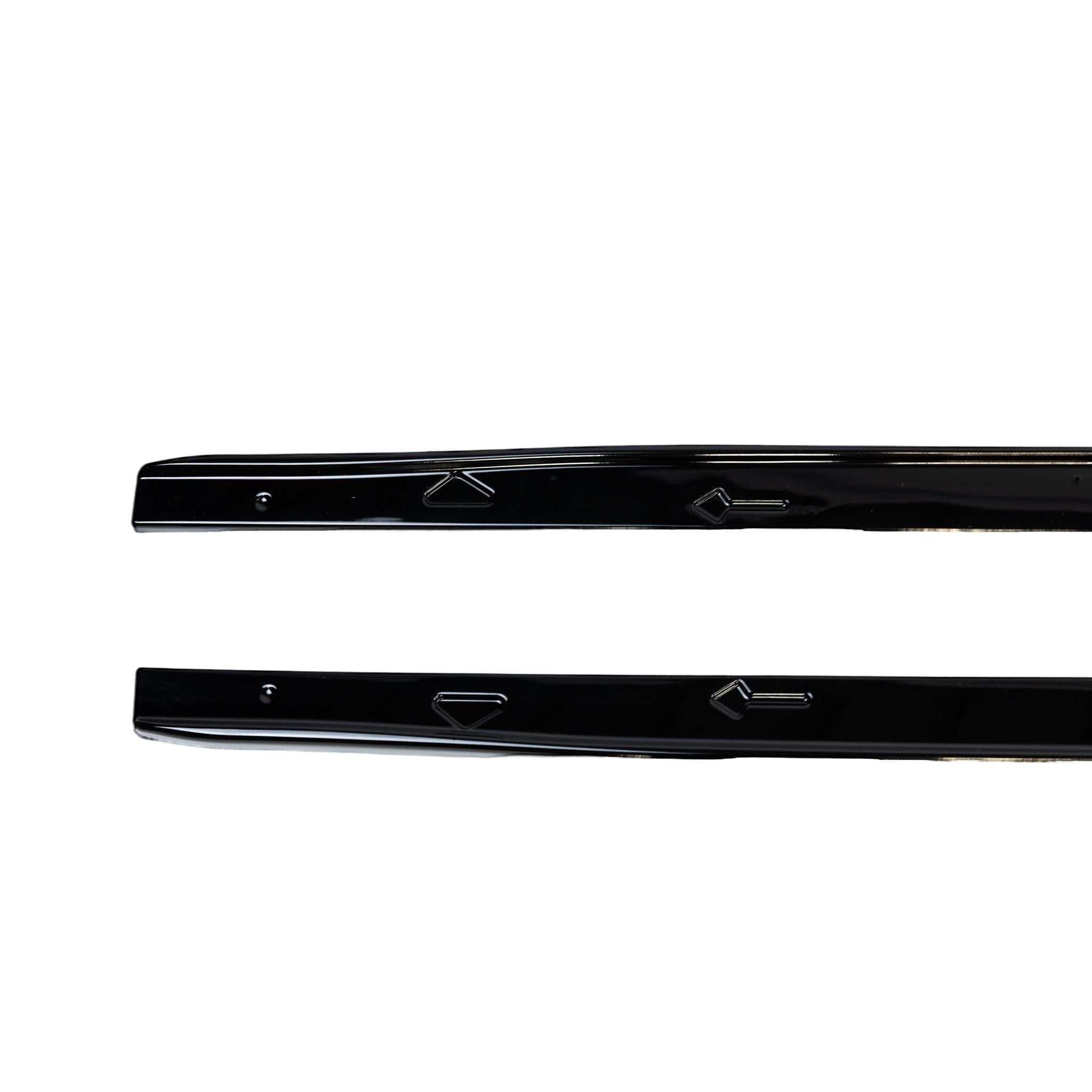 VW Golf GTI Mk8 & Mk8.5 Gloss Black Side Skirts by FORM (2019+) - AUTOID® - Side Skirts & Winglets - FORM Industries