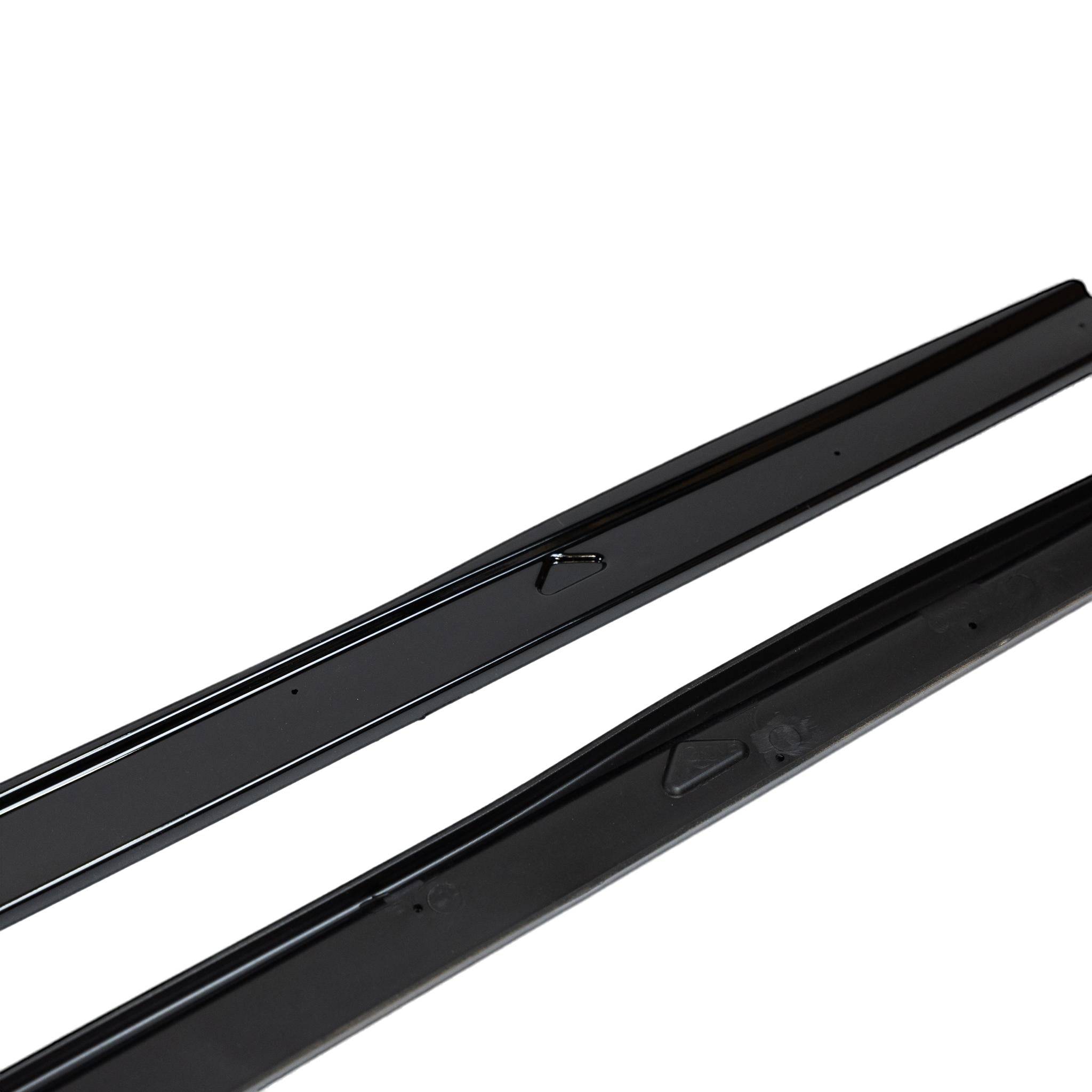 VW Golf GTI Mk8 & Mk8.5 Gloss Black Side Skirts by FORM (2019+) - AUTOID® - Side Skirts & Winglets - FORM Industries