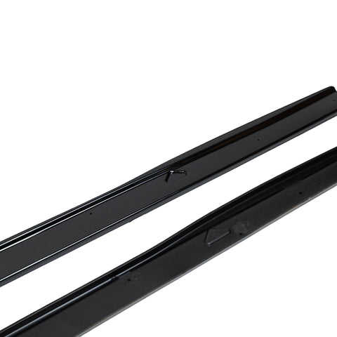 VW Golf GTI Mk8 & Mk8.5 Gloss Black Side Skirts by FORM (2019+) - AUTOID® - Side Skirts & Winglets - FORM Industries