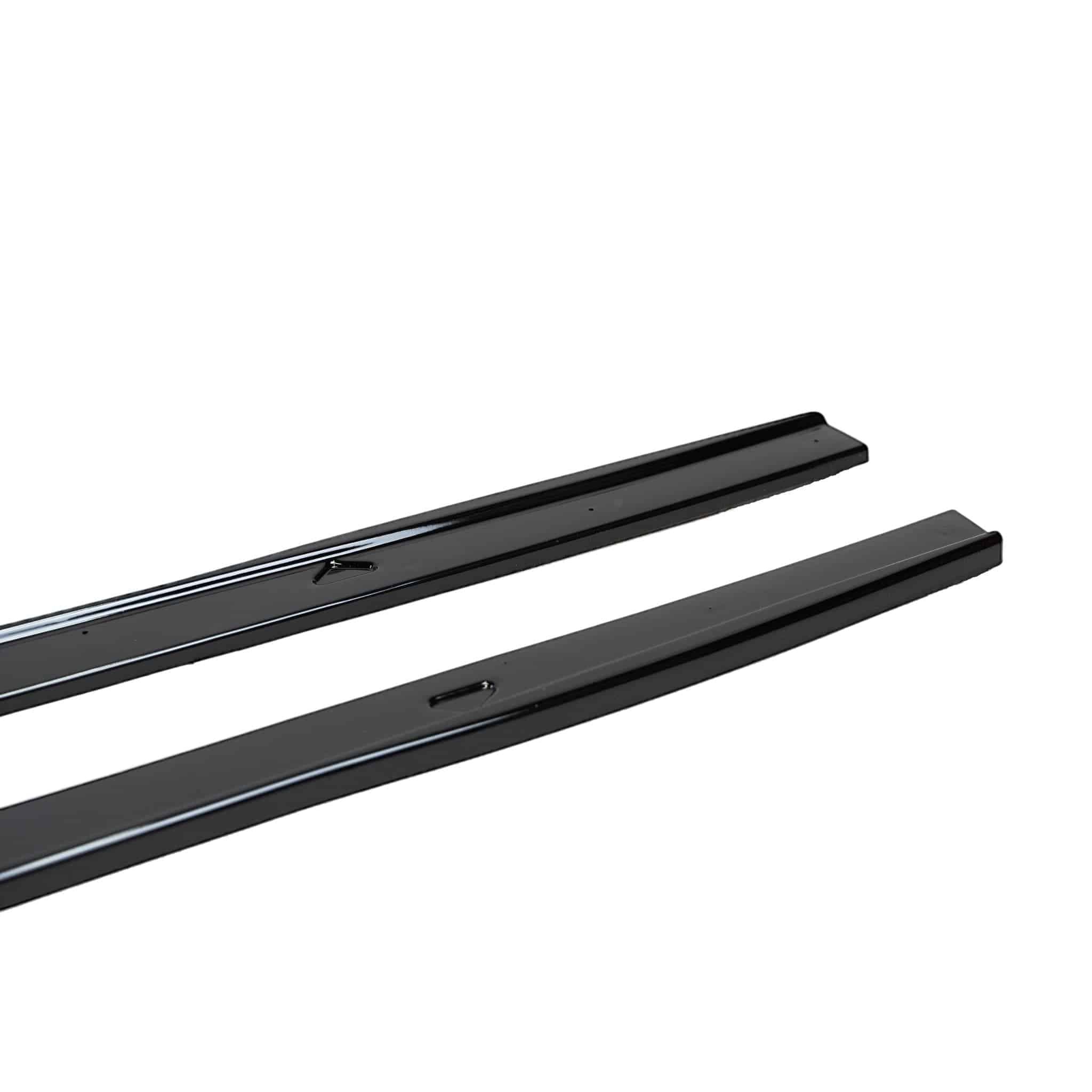 VW Golf GTI Mk8 & Mk8.5 Gloss Black Side Skirts by FORM (2019+) - AUTOID® - Side Skirts & Winglets - FORM Industries