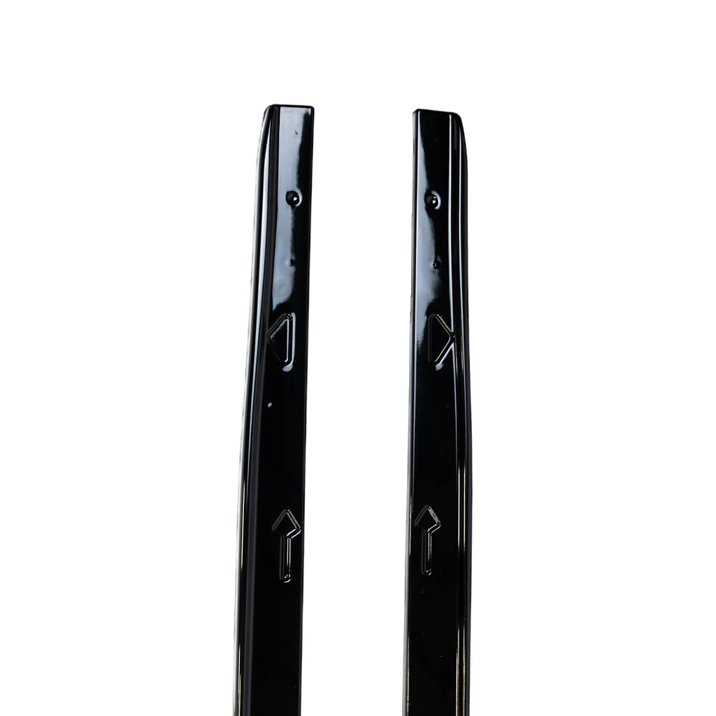 VW Golf GTI Mk8 & Mk8.5 Gloss Black Side Skirts by FORM (2019+) - AUTOID® - Side Skirts & Winglets - FORM Industries