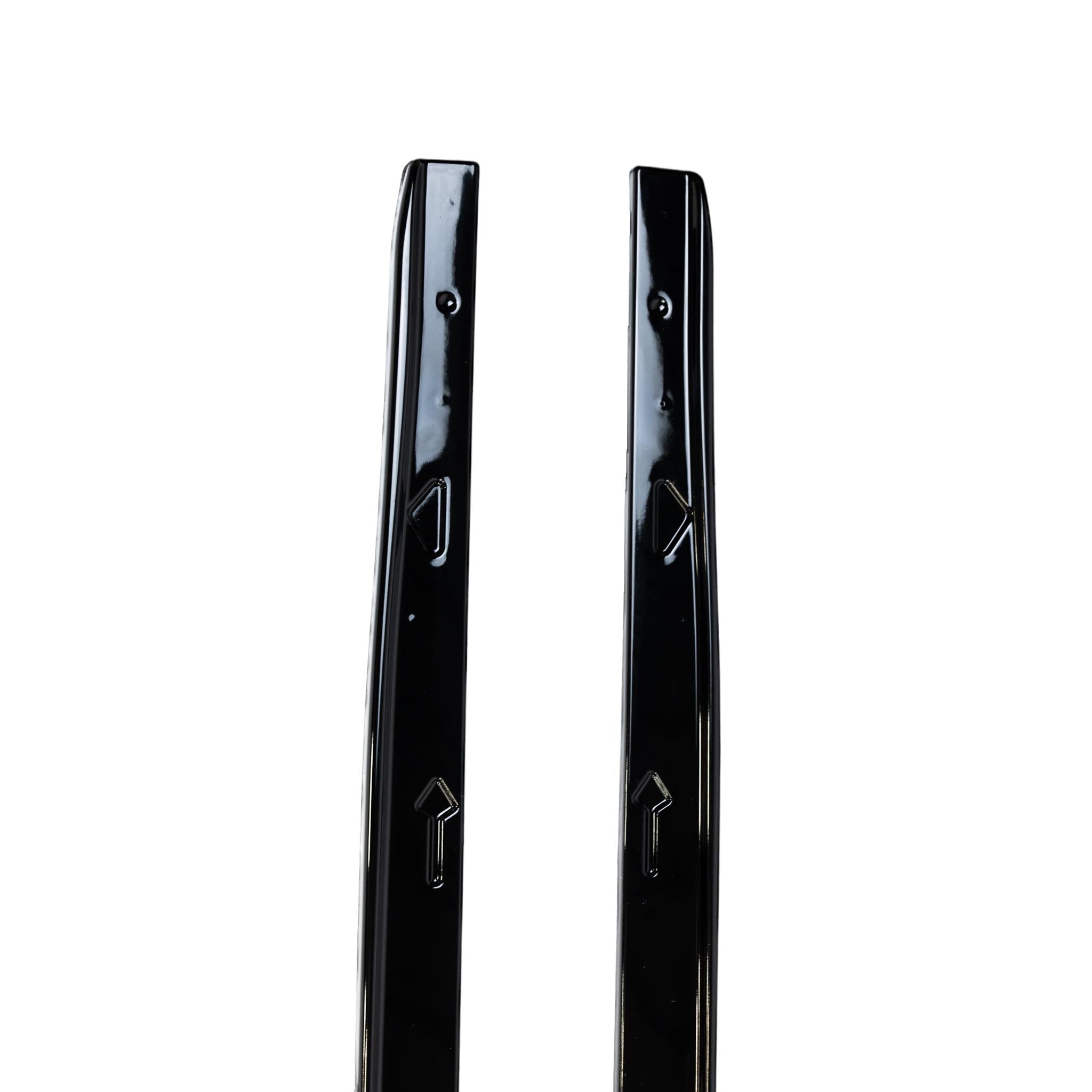 VW Golf GTI Mk8 & Mk8.5 Gloss Black Side Skirts by FORM (2019+) - AUTOID® - Side Skirts & Winglets - FORM Industries