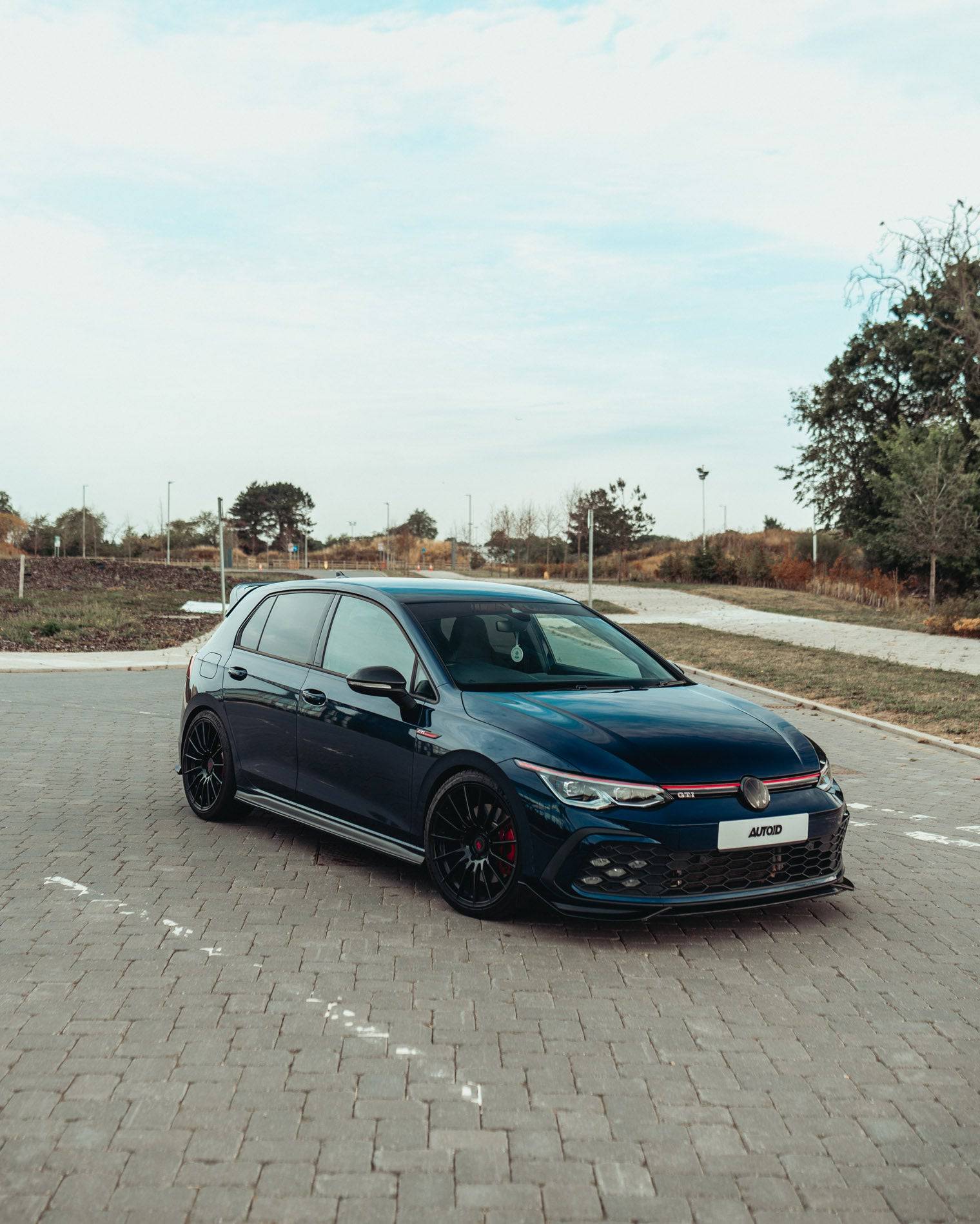 VW Golf GTI Mk8 & Mk8.5 Gloss Black Side Skirts by FORM (2019+) - AUTOID® - Side Skirts & Winglets - FORM Industries