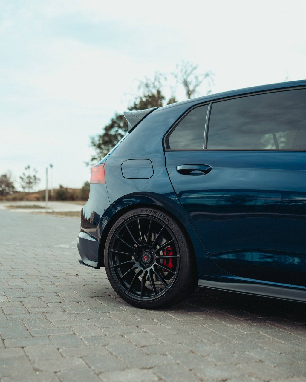VW Golf GTI Mk8 & Mk8.5 Gloss Black Side Skirts by FORM (2019+) - AUTOID® - Side Skirts & Winglets - FORM Industries