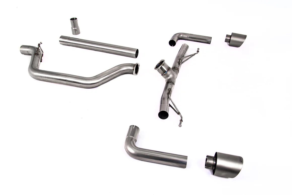 VW Golf GTI Mk8 & Mk8.5 Particulate Filter-Back Exhaust System by Milltek (2019+) - AUTOID® - Exhaust System - Milltek Sport