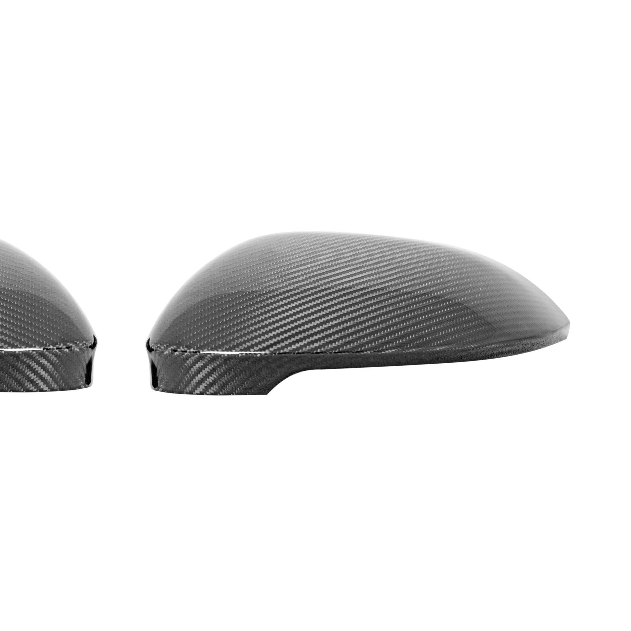 VW Golf, GTI & R Mk8 Pre - Preg Carbon Fibre Wing Mirror Covers by TRE (2019+) - AUTOID - Mirror Covers - TRE