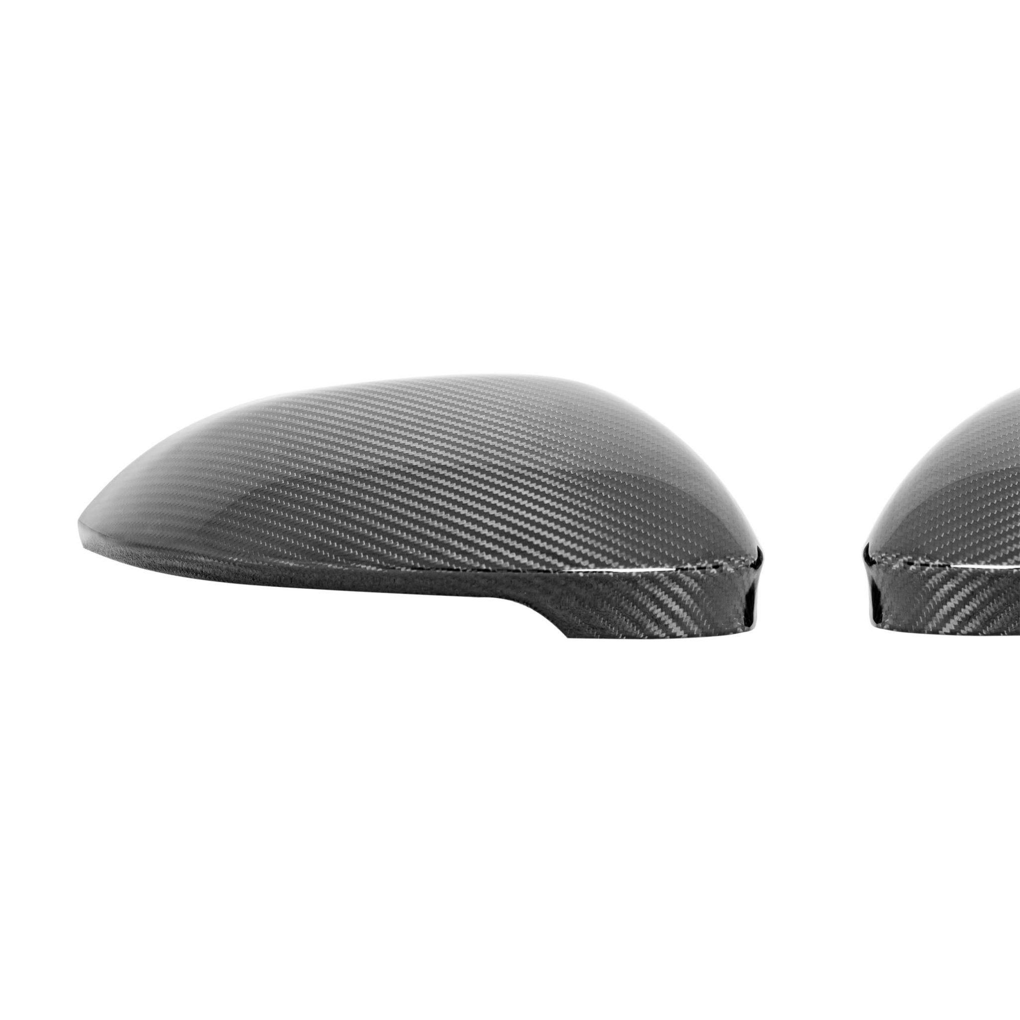 VW Golf, GTI & R Mk8 Pre - Preg Carbon Fibre Wing Mirror Covers by TRE (2019+) - AUTOID - Mirror Covers - TRE