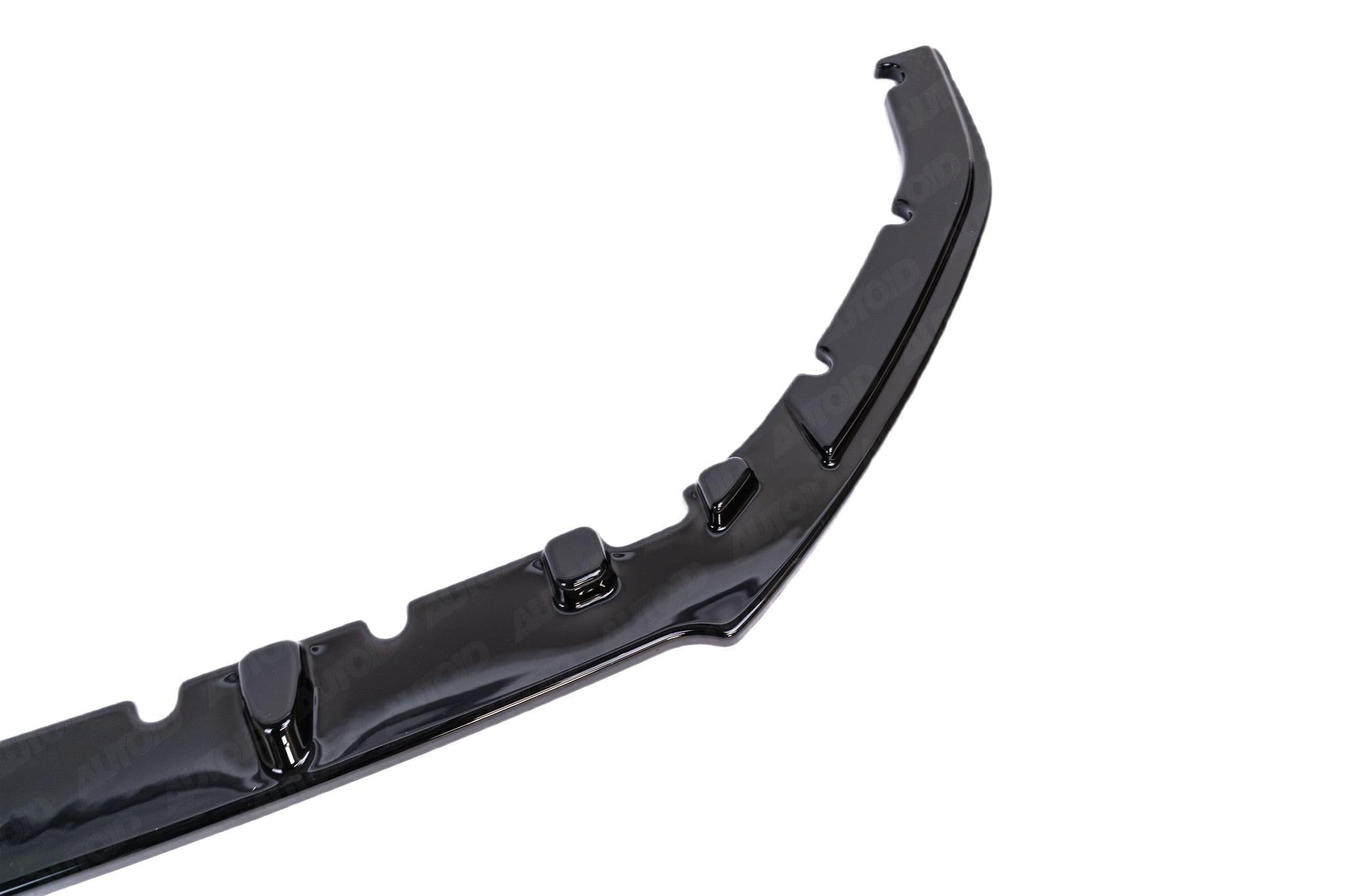 VW Golf GTI TCR EVO-1 Gloss Black Front Splitter by ZAERO (2017-2019, Mk7.5) - AUTOID® - Front Lips & Splitters - Zaero Design