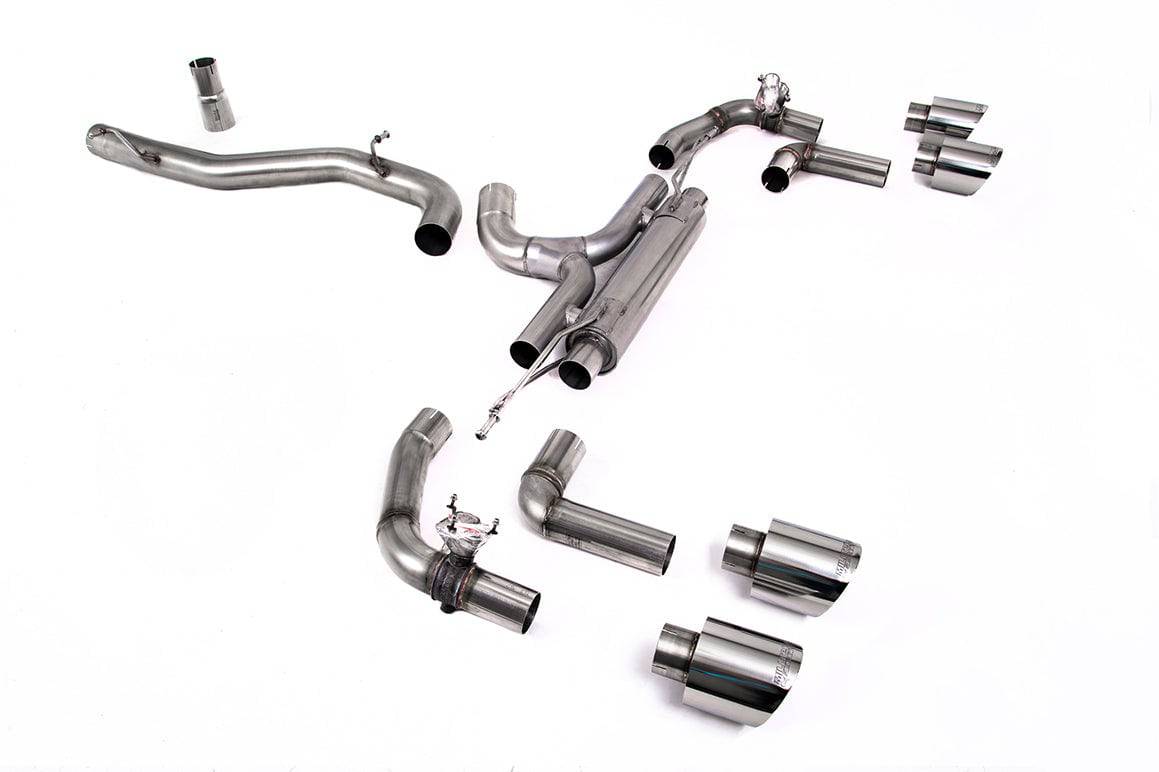 VW Golf Mk8 R Particulate Filter-Back Exhaust System by Milltek (2021+) - AUTOID® - Exhaust System - Milltek Sport