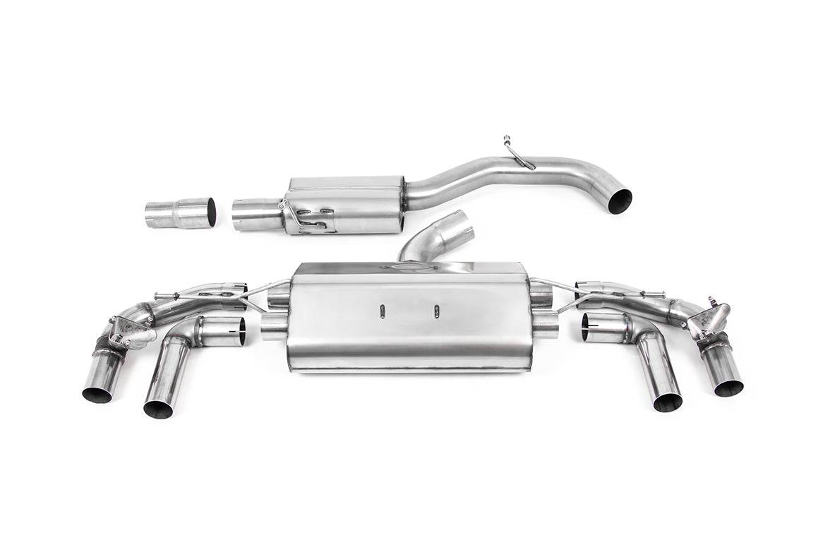VW Golf Mk8 R Particulate Filter-Back Exhaust System by Milltek (2021+) - AUTOID® - Exhaust System - Milltek Sport