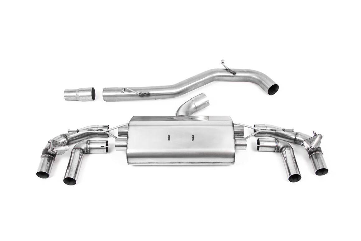VW Golf Mk8 R Particulate Filter-Back Exhaust System by Milltek (2021+) - AUTOID® - Exhaust System - Milltek Sport