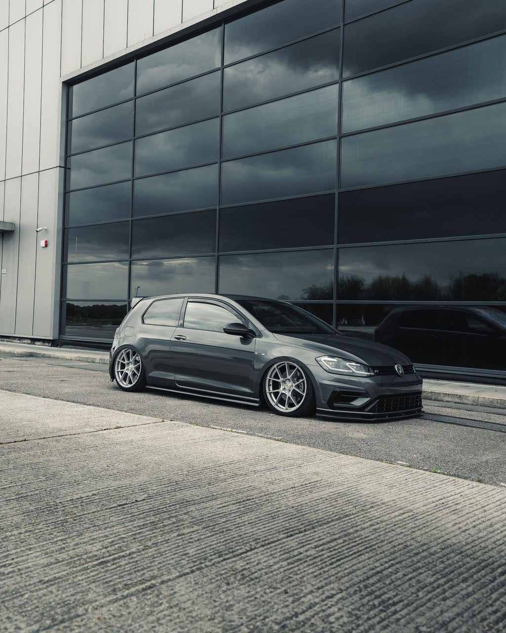 VW Golf R Carbon Fibre Performance Front Splitter by FORM (2017-2020, Mk7.5) - AUTOID® - Front Lips & Splitters - FORM Industries