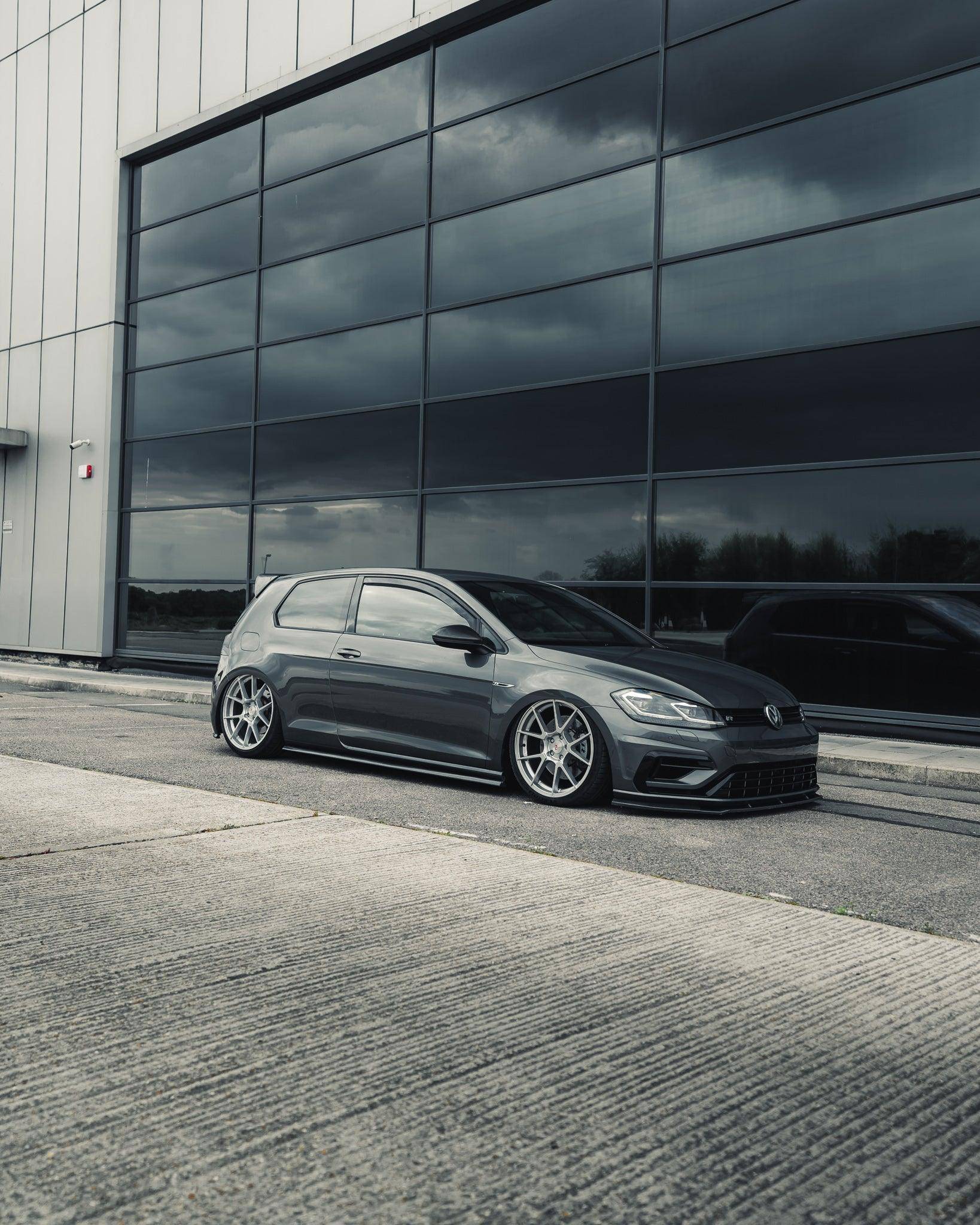 VW Golf R Carbon Fibre Performance Front Splitter by FORM (2017-2020, Mk7.5) - AUTOID® - Front Lips & Splitters - FORM Industries