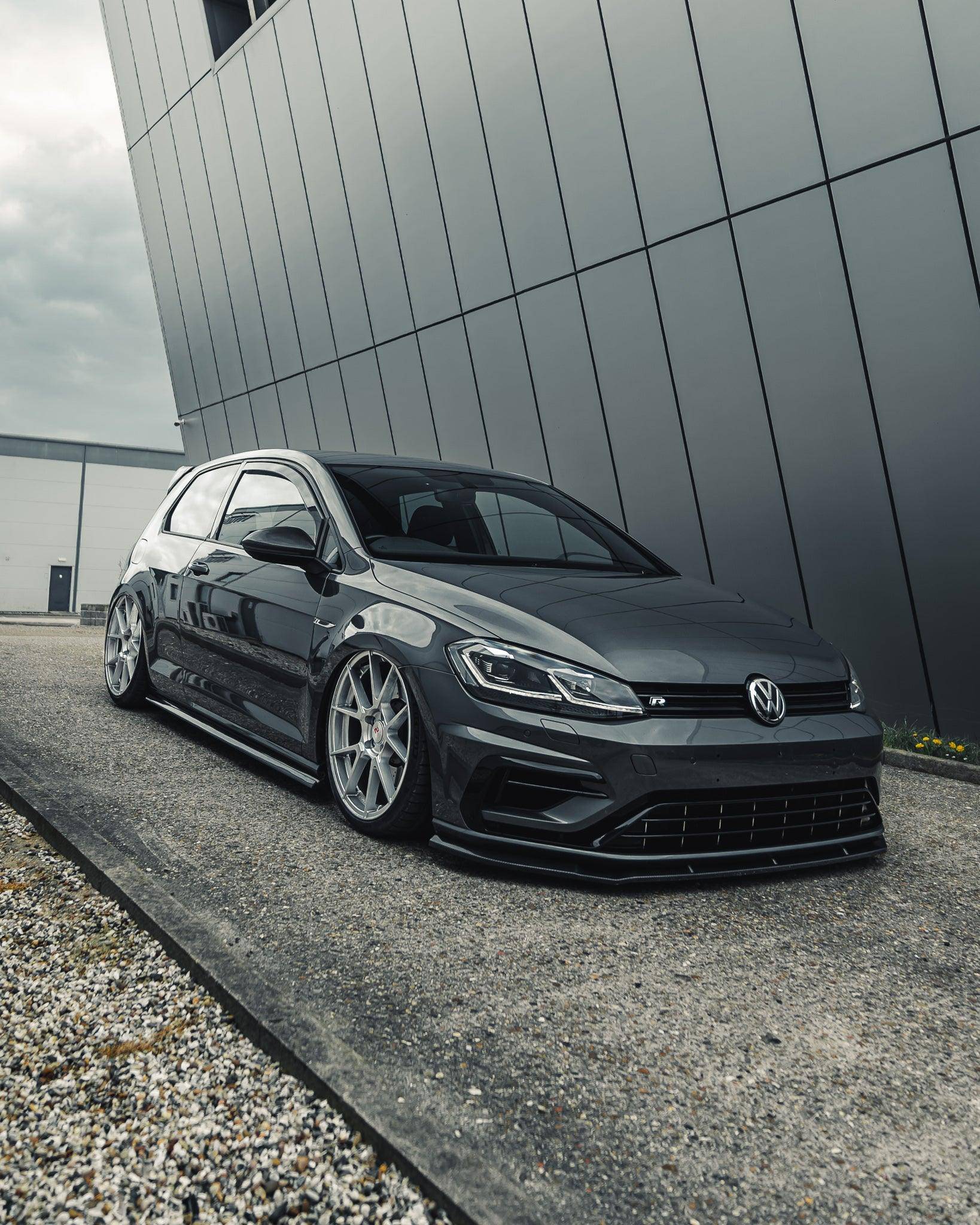 VW Golf R Carbon Fibre Performance Front Splitter by FORM (2017-2020, Mk7.5) - AUTOID® - Front Lips & Splitters - FORM Industries
