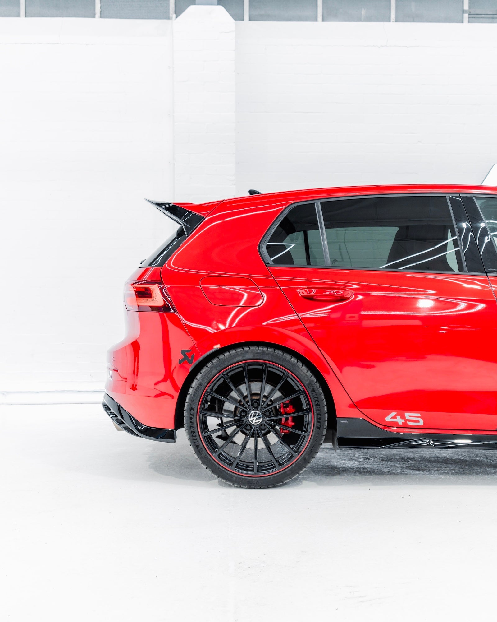 VW Golf R & Golf GTI Clubsport Mk8 EVO - 1 Gloss Black Rear Spoiler by ZAERO (2020+) - AUTOID - Rear Spoilers - Zaero Design