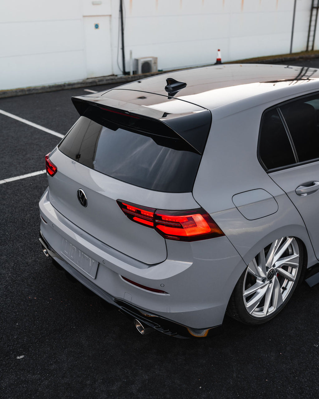 VW Golf R - Line / GTI / GTD / GTE Mk8 EVO - 1 Gloss Black Rear Spoiler by ZAERO (2020+) - AUTOID - Rear Spoilers - Zaero Design