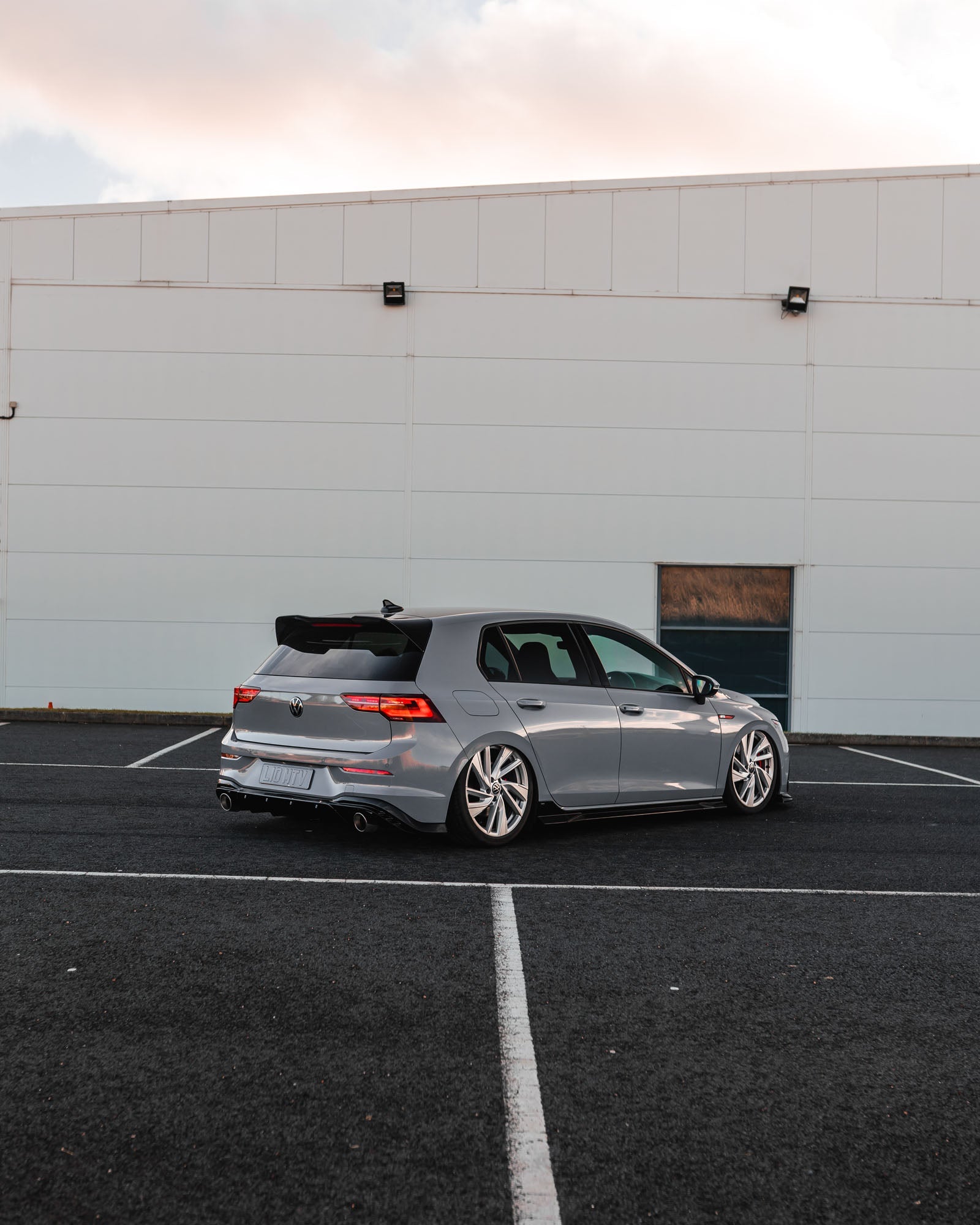VW Golf R - Line / GTI / GTD / GTE Mk8 EVO - 1 Gloss Black Rear Spoiler by ZAERO (2020+) - AUTOID - Rear Spoilers - Zaero Design