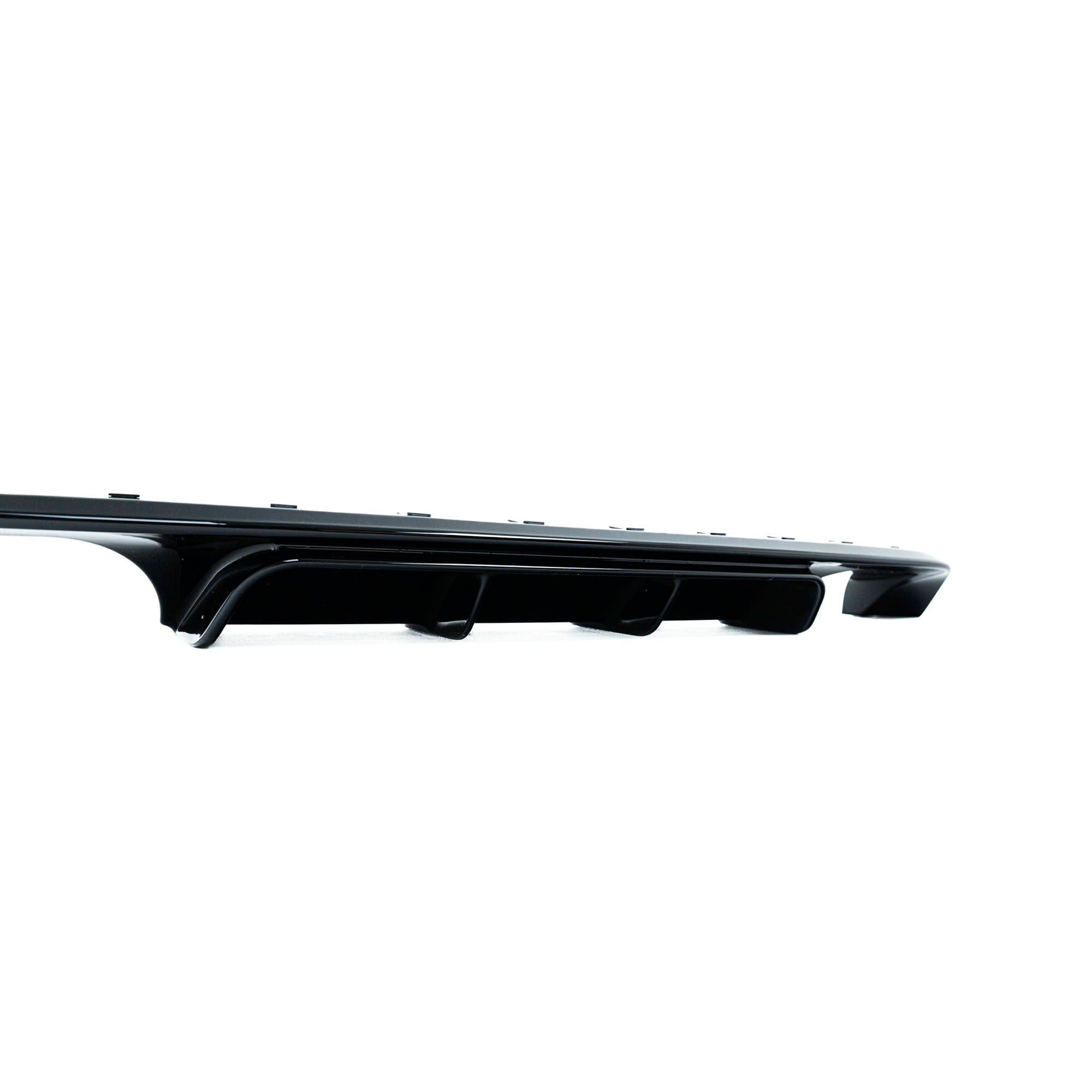 VW Golf R Mk7.5 EVO-1 Gloss Black Rear Diffuser by ZAERO (2017-2020) - AUTOID® - Rear Diffusers - Zaero Design