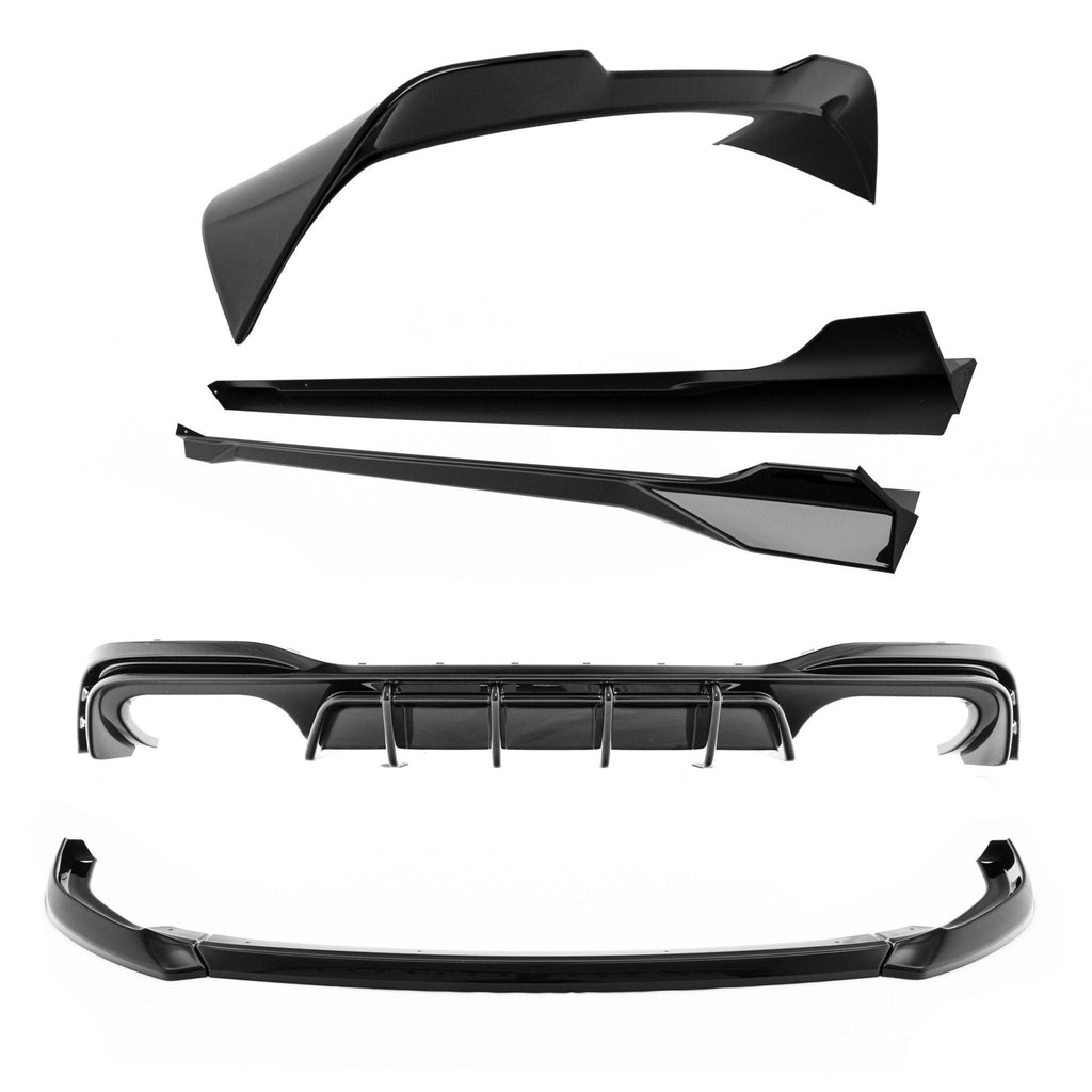VW Golf R Mk8 Gloss Black Body Kit by ZAERO (2020-2024) - AUTOID® - Styling Kit - Zaero Design