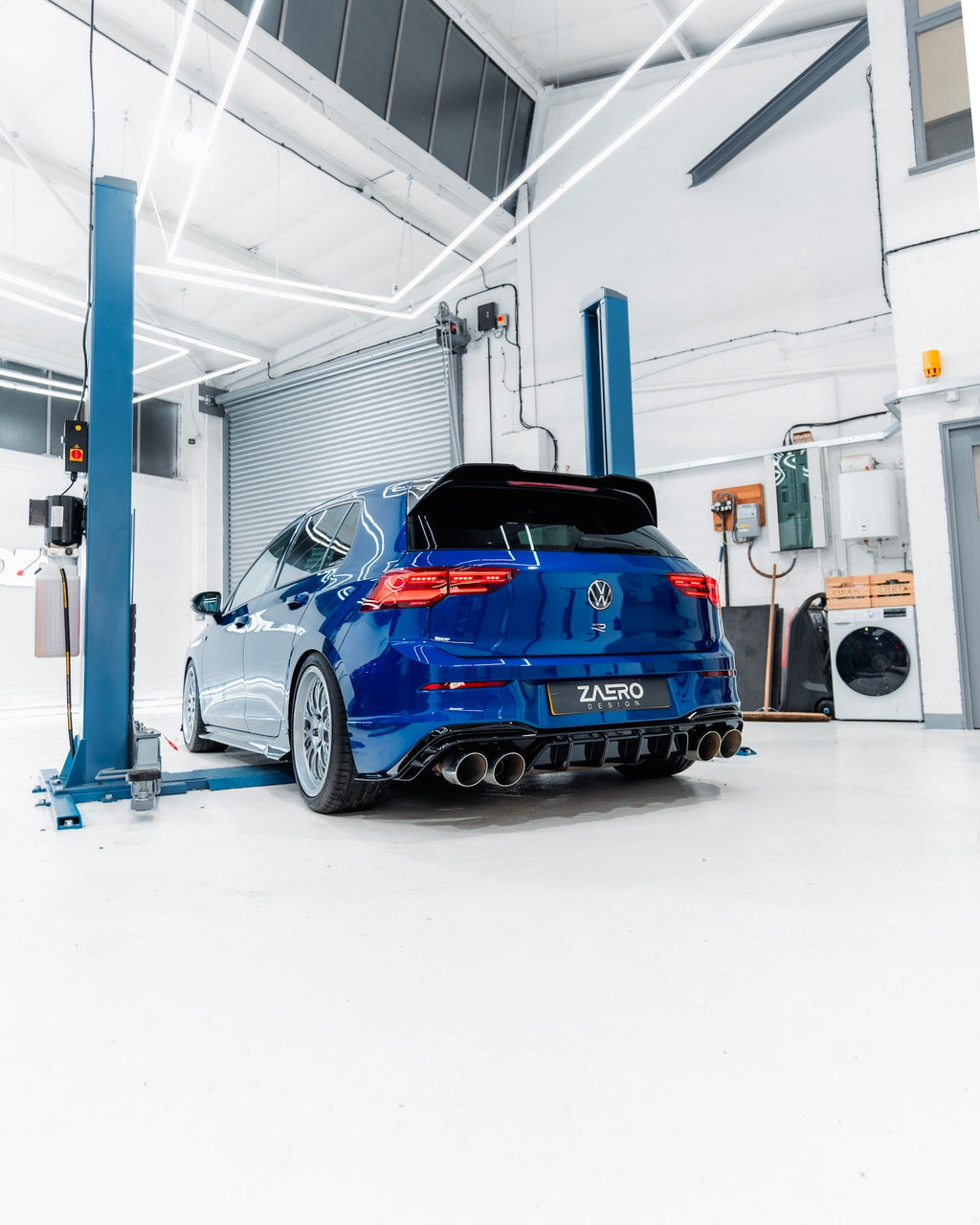 VW Golf R Mk8 Gloss Black Body Kit by ZAERO (2020+) - AUTOID - Styling Kit - Zaero Design