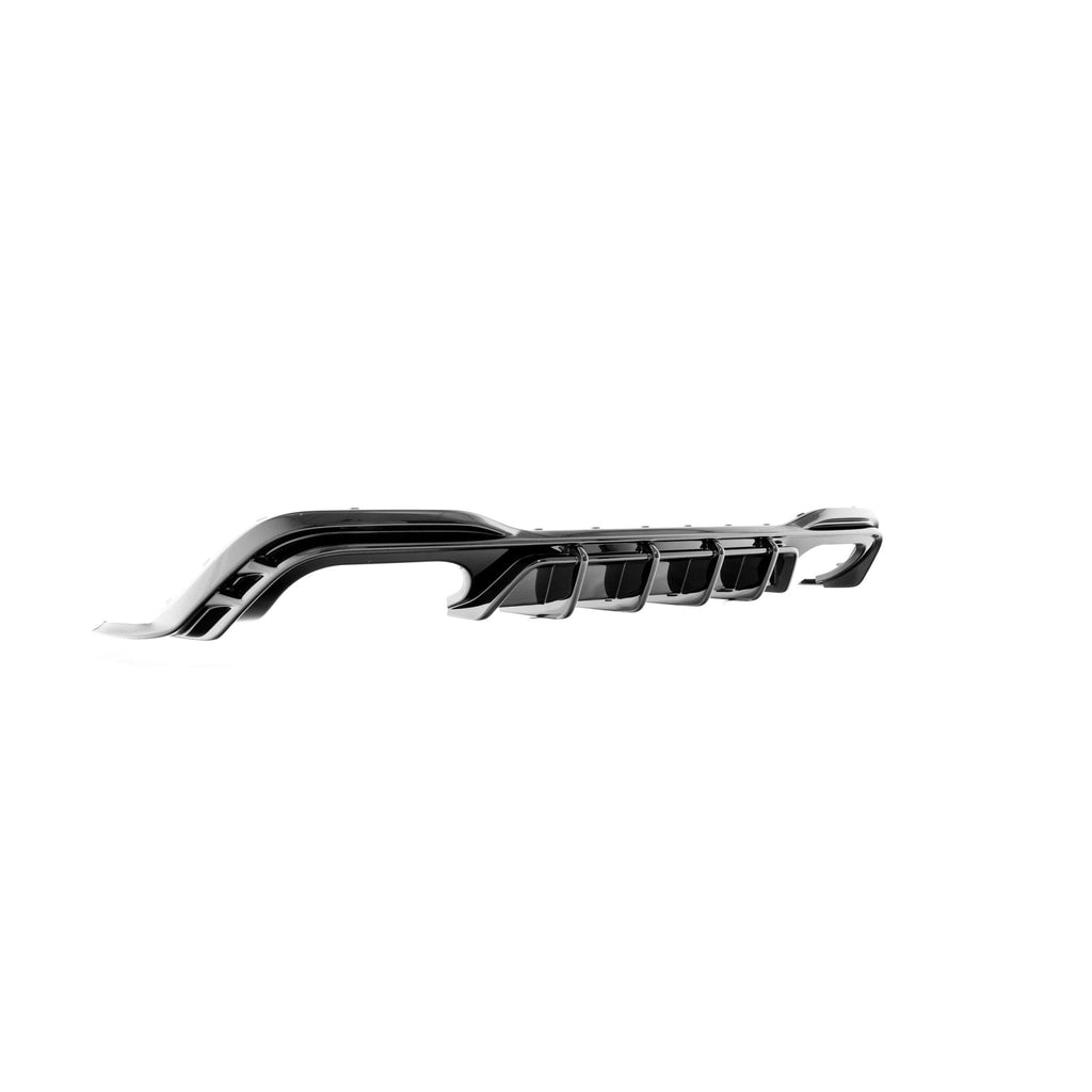 VW Golf R Mk8 & Mk8.5 EVO-1 Gloss Black Rear Diffuser by ZAERO (2020+) - AUTOID® - Rear Diffusers - Zaero Design