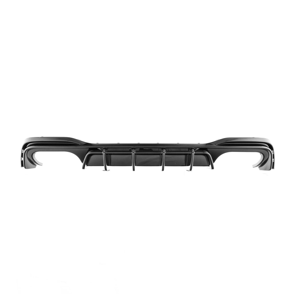 VW Golf R Mk8 & Mk8.5 EVO-1 Gloss Black Rear Diffuser by ZAERO (2020+) - AUTOID® - Rear Diffusers - Zaero Design