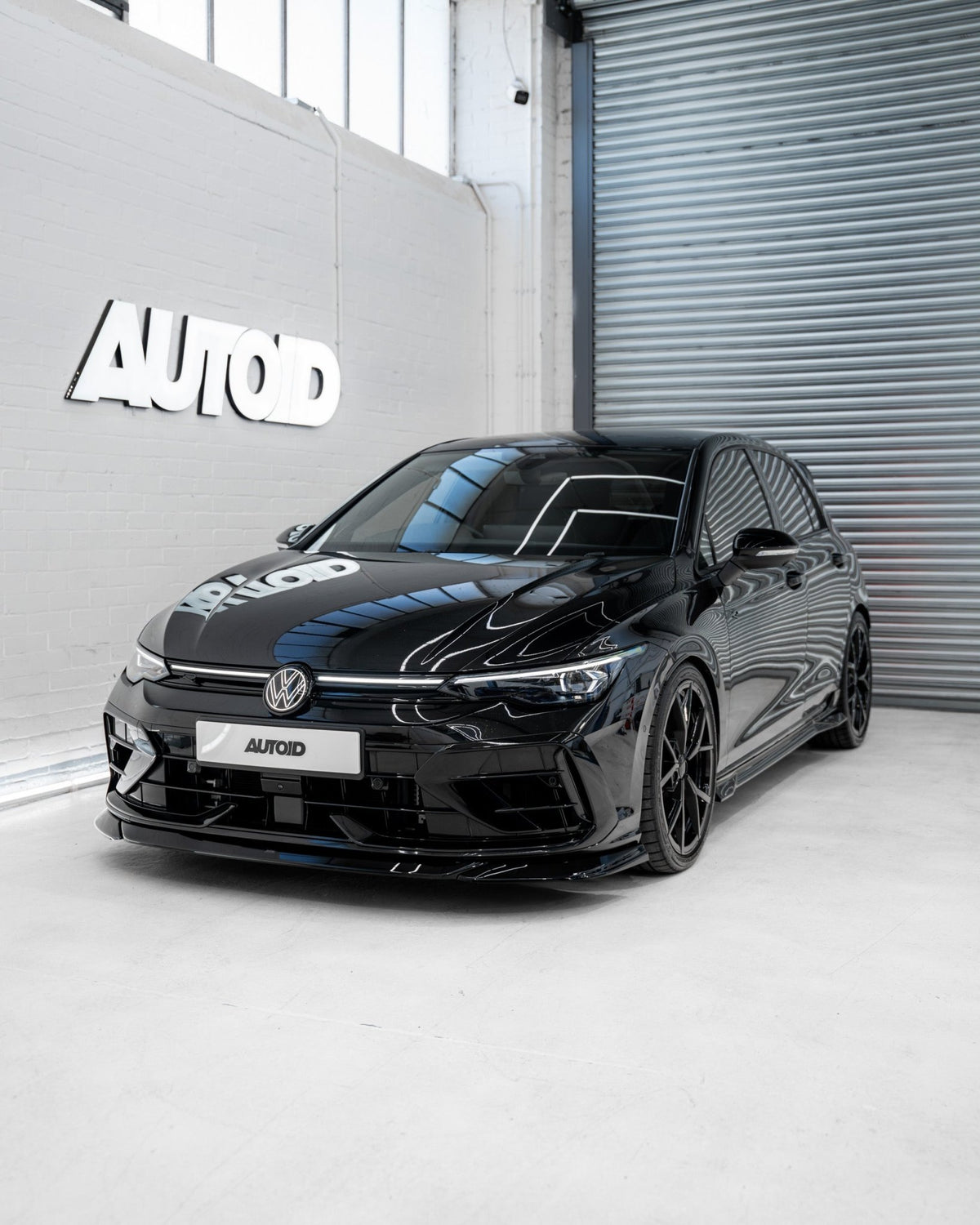 VW Golf R Mk8.5 EVO-1 Gloss Black Front Splitter by ZAERO (2024+) - AUTOID® - Front Lips & Splitters - Zaero Design