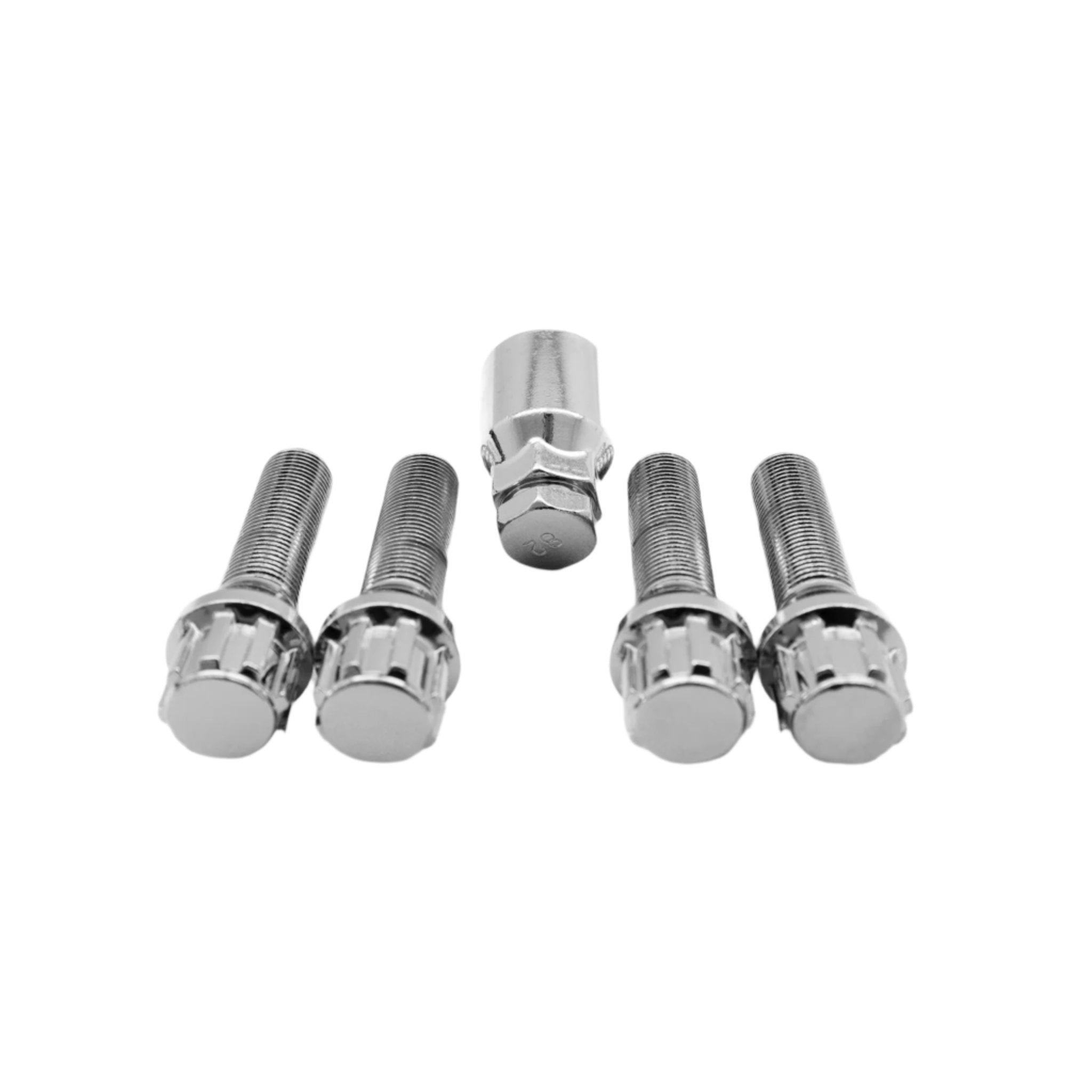 VW Scirocco, Golf, GTI & R Mk7/7.5 & Mk8 Silver Wheel Spacers Kit 5x112 by Bimecc (2013+) - AUTOID® - Wheel Spacers - Bimecc