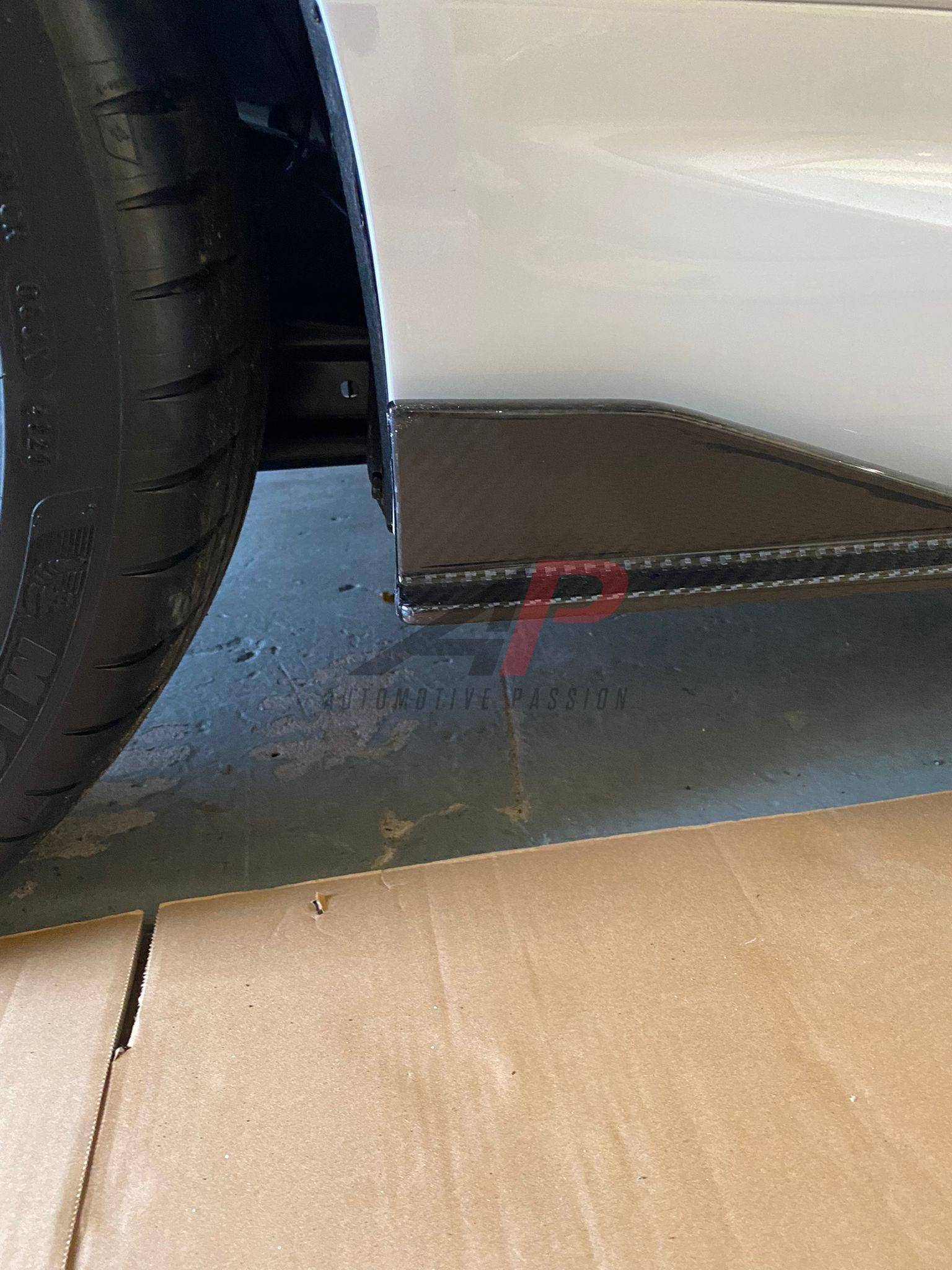 Yaris GR (Gen 1 & 2) Dry Carbon Fibre Side Skirts by AP (2020+) - AUTOID® - Side Skirts & Winglets - Automotive Passion