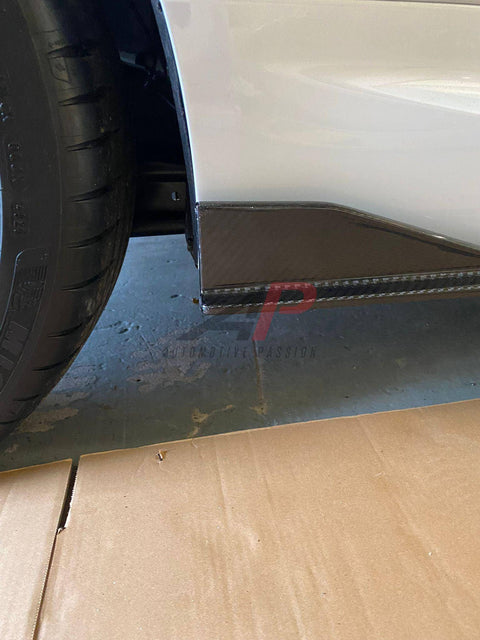 Yaris GR (Gen 1 & 2) Dry Carbon Fibre Side Skirts by AP (2020+) - AUTOID® - Side Skirts & Winglets - Automotive Passion
