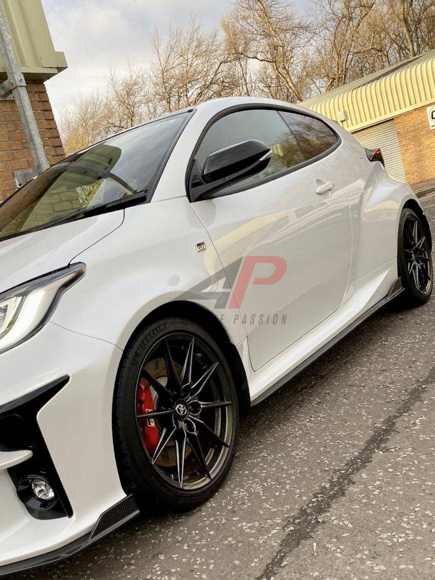 Yaris GR (Gen 1 & 2) Dry Carbon Fibre Side Skirts by AP (2020+) - AUTOID® - Side Skirts & Winglets - Automotive Passion