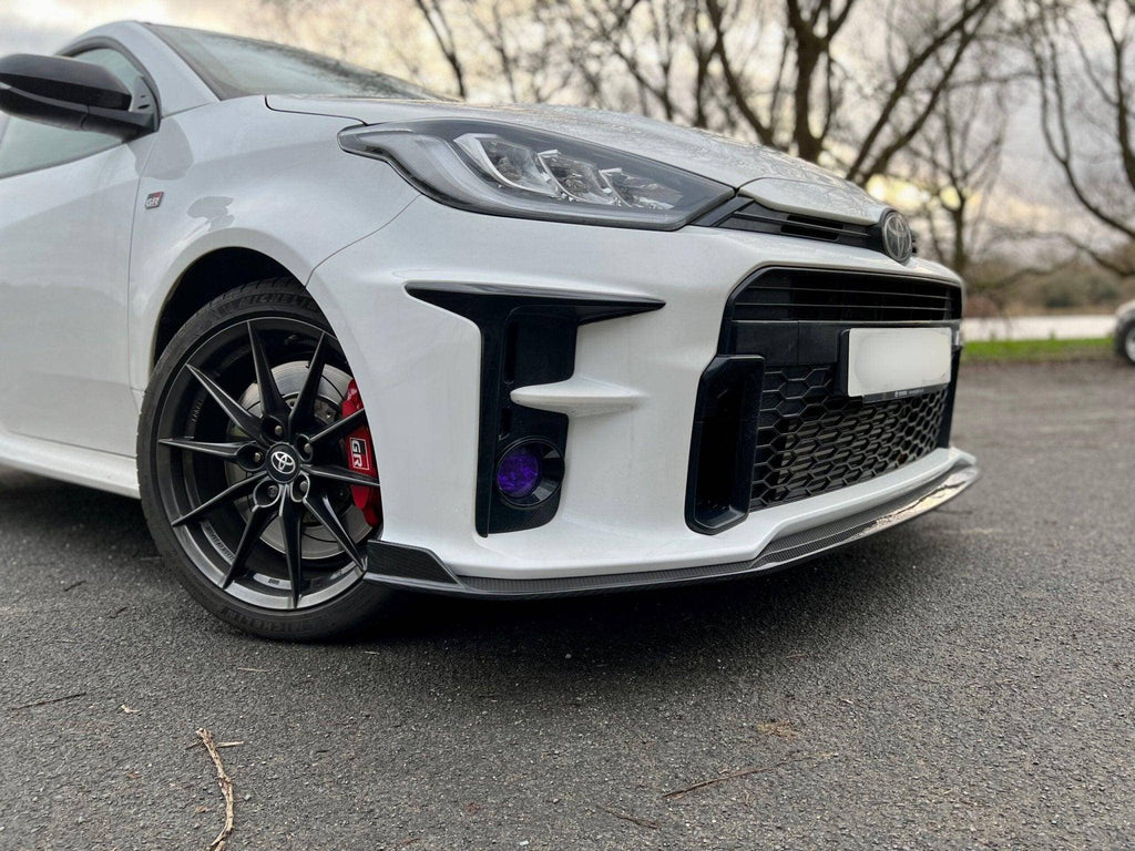 Yaris GR (Gen 1) Dry Carbon Fibre Front Splitter by AP (2020-2023) - AUTOID® - Front Lips & Splitters - Automotive Passion