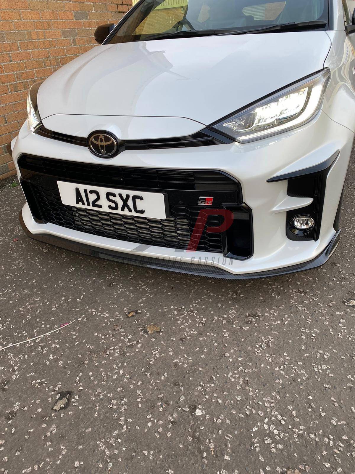 Yaris GR (Gen 1) Dry Carbon Fibre Front Splitter by AP (2020-2023) - AUTOID® - Front Lips & Splitters - Automotive Passion