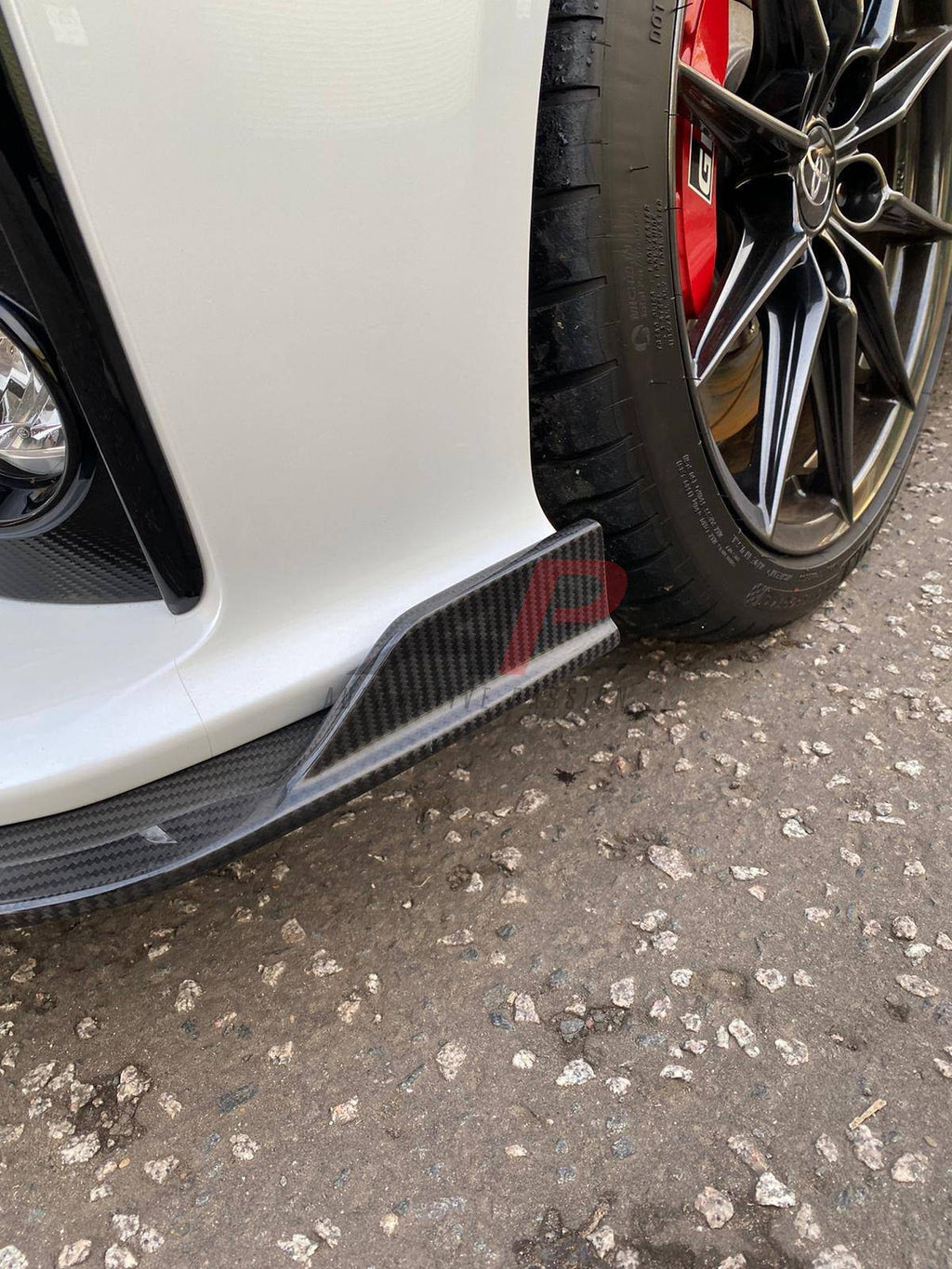 Yaris GR (Gen 1) Dry Carbon Fibre Front Splitter by AP (2020-2023) - AUTOID® - Front Lips & Splitters - Automotive Passion