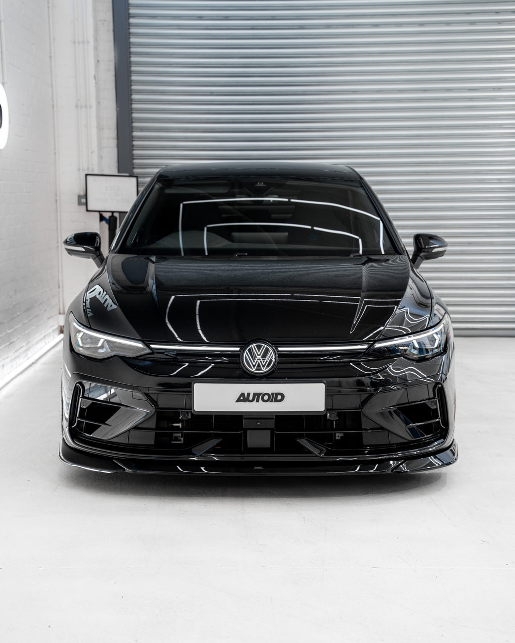 Zaero Design VW Golf R Mk8.5 EVO-1 Gloss Black Front Splitter by ZAERO (2024+)  Front Lips & Splitters  AUTOID®  