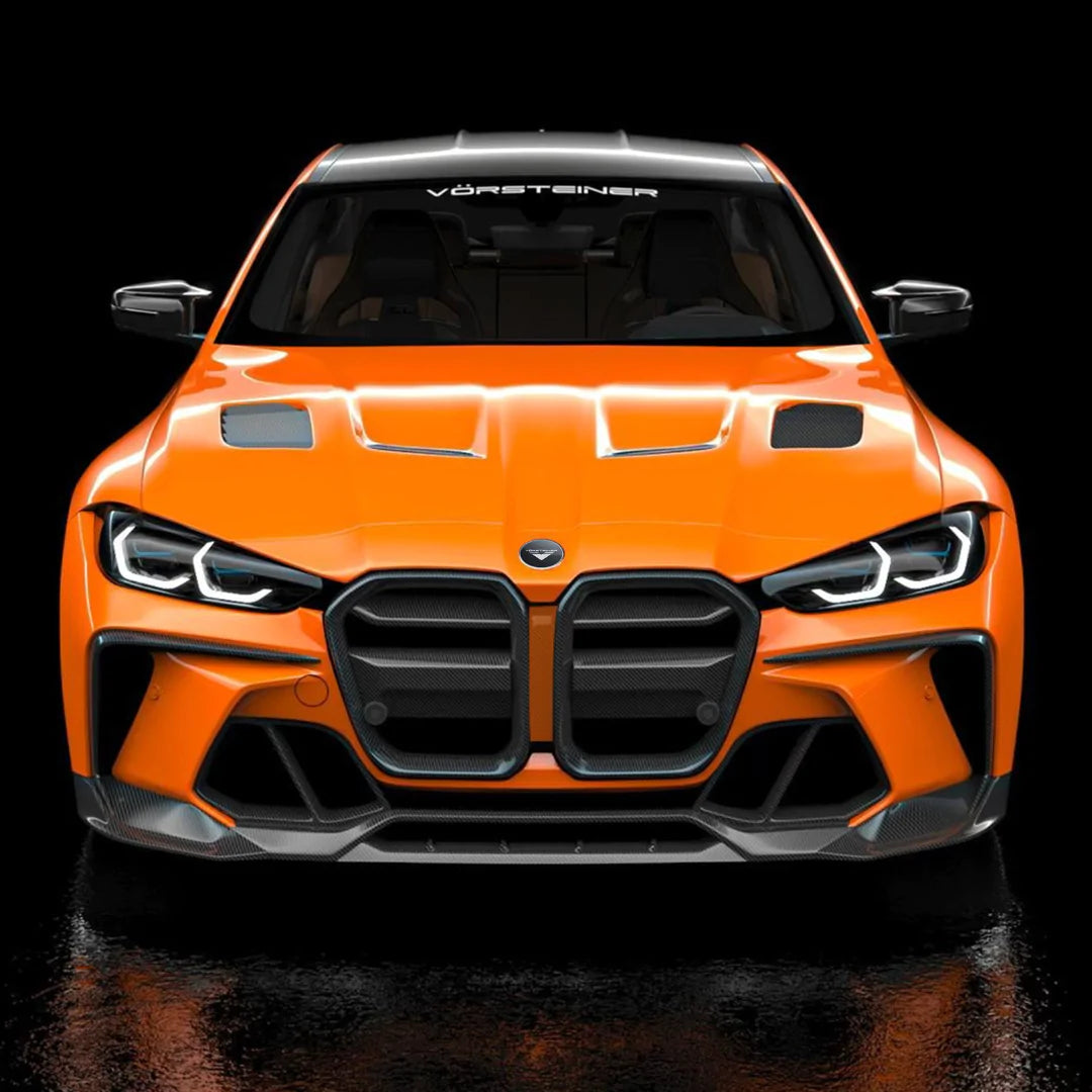 BMW G80 M3 & G82 M4 Carbon Fibre GTS-V Aero Bonnet by Vorsteiner (2020+), Front Hood, Vorsteiner - AUTOID | Premium Automotive Accessories