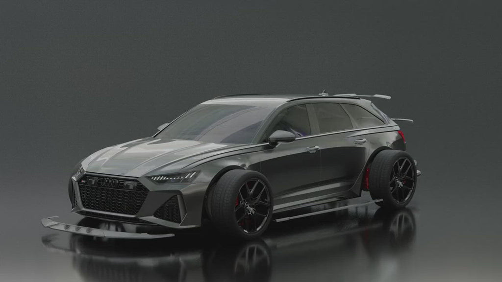 Audi RS6 C8 & RS7 Carbon Fibre Front Bumper Splitter by Urban (2019+)