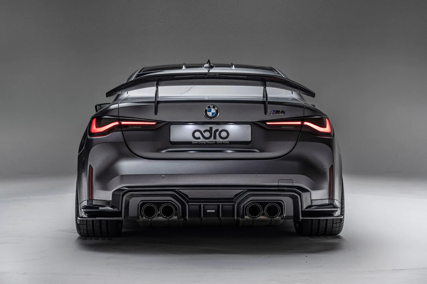 BMW M4 G82 Dry Carbon Fibre Swan Neck Rear Wing by Adro (2021+), Rear Wings, Adro - AUTOID | Premium Automotive Accessories